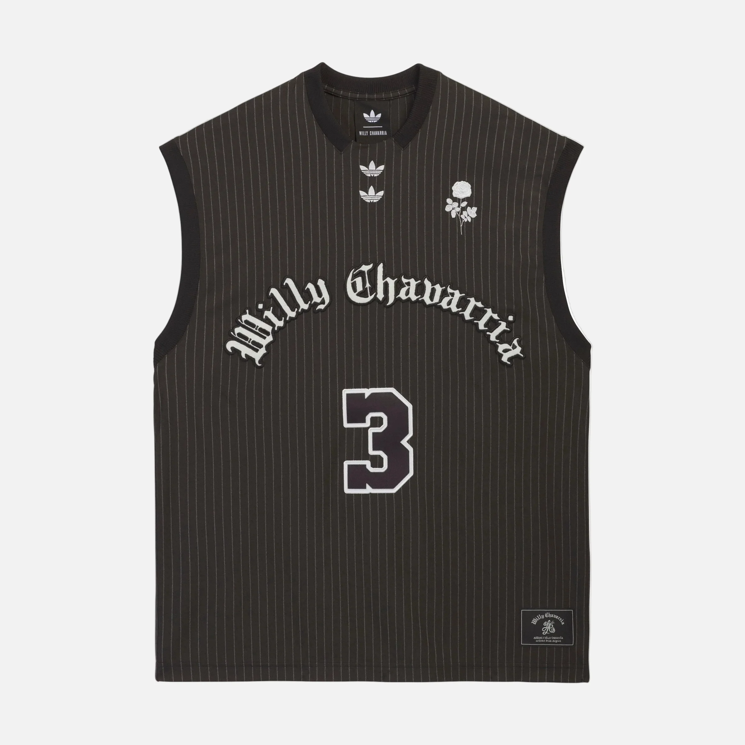 ADIDAS X WC BASKETBALL JERSEY - BLK/WHT