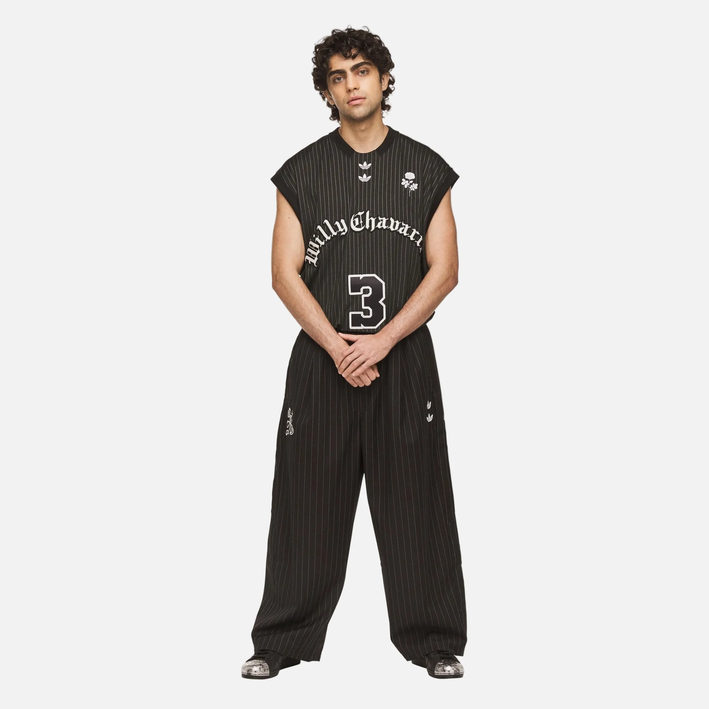 ADIDAS X WC BASKETBALL JERSEY - BLK/WHT - Image 4