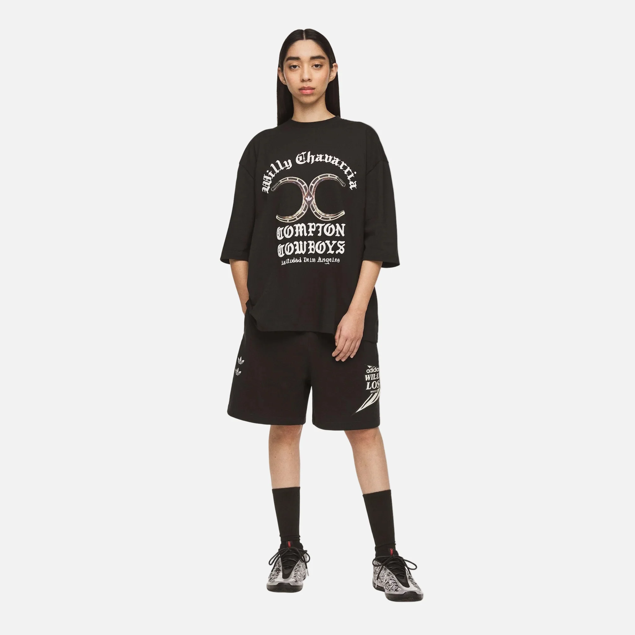 ADIDAS X WC COMPTON COWBOYS TEE - BLK - Image 5