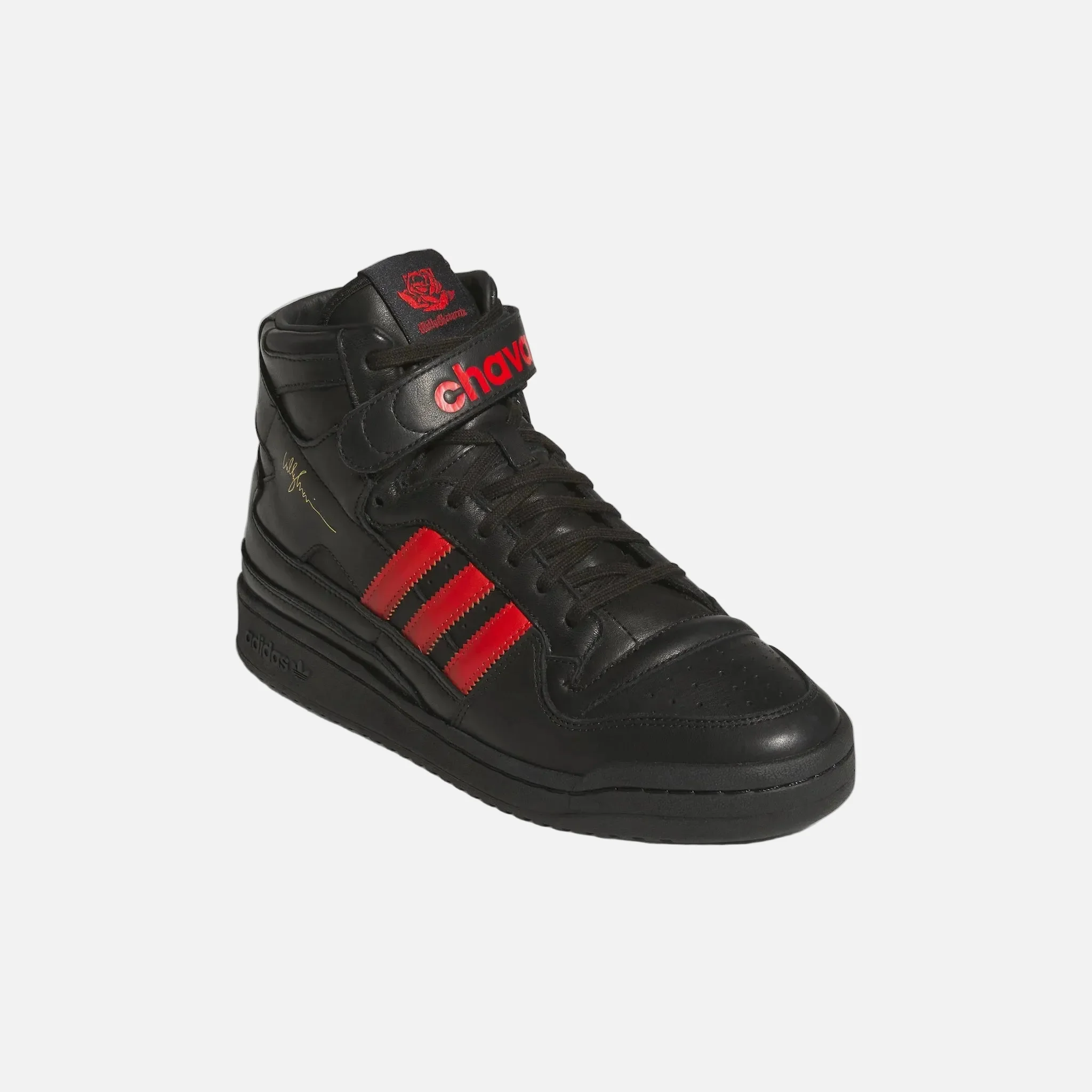 ADIDAS X WC FORUM HI-CORE BLACK/CORE BLACK/RED - Image 3