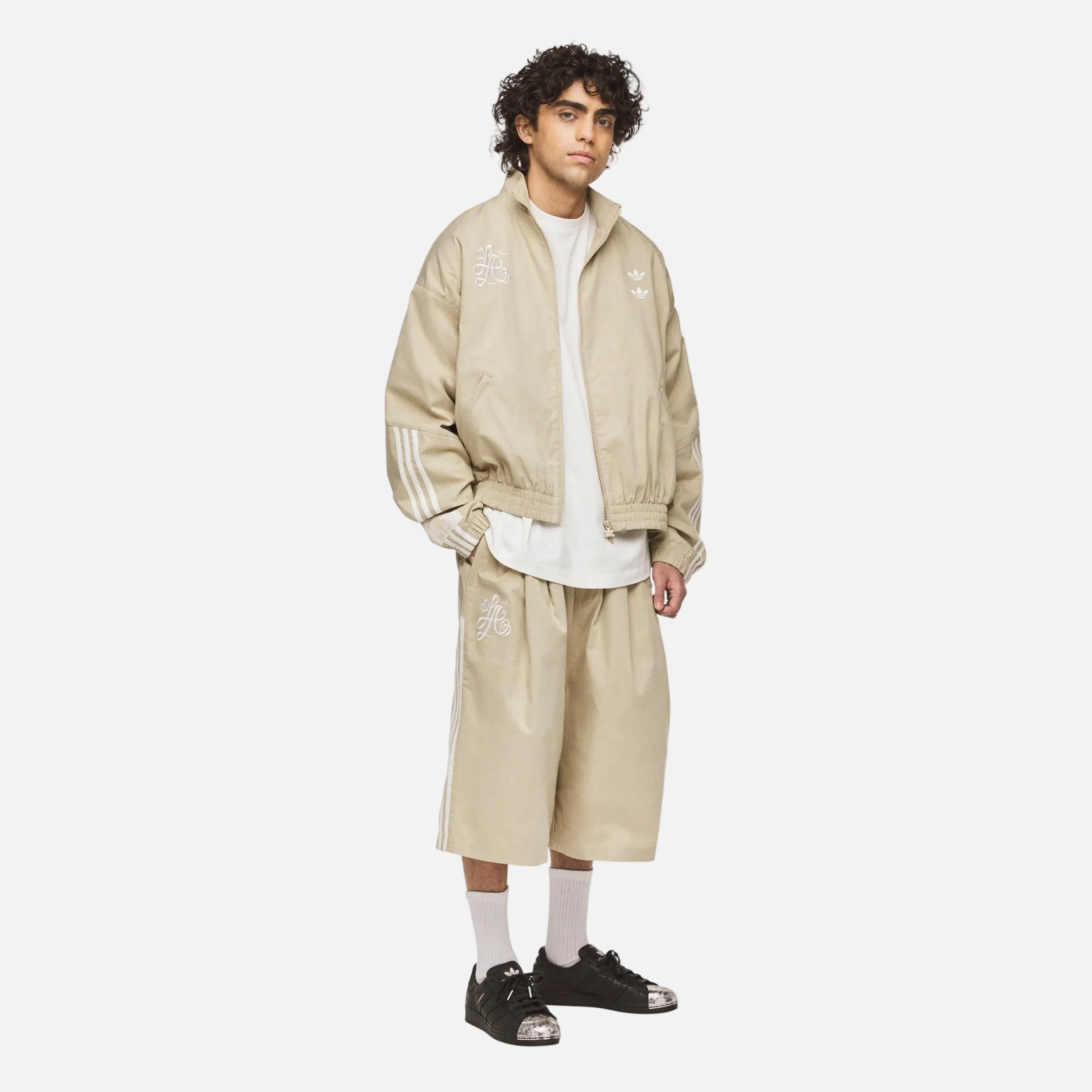 ADIDAS X WC X COMPTON COWBOYS CHINO TRACK JACKET - GLD - Image 4