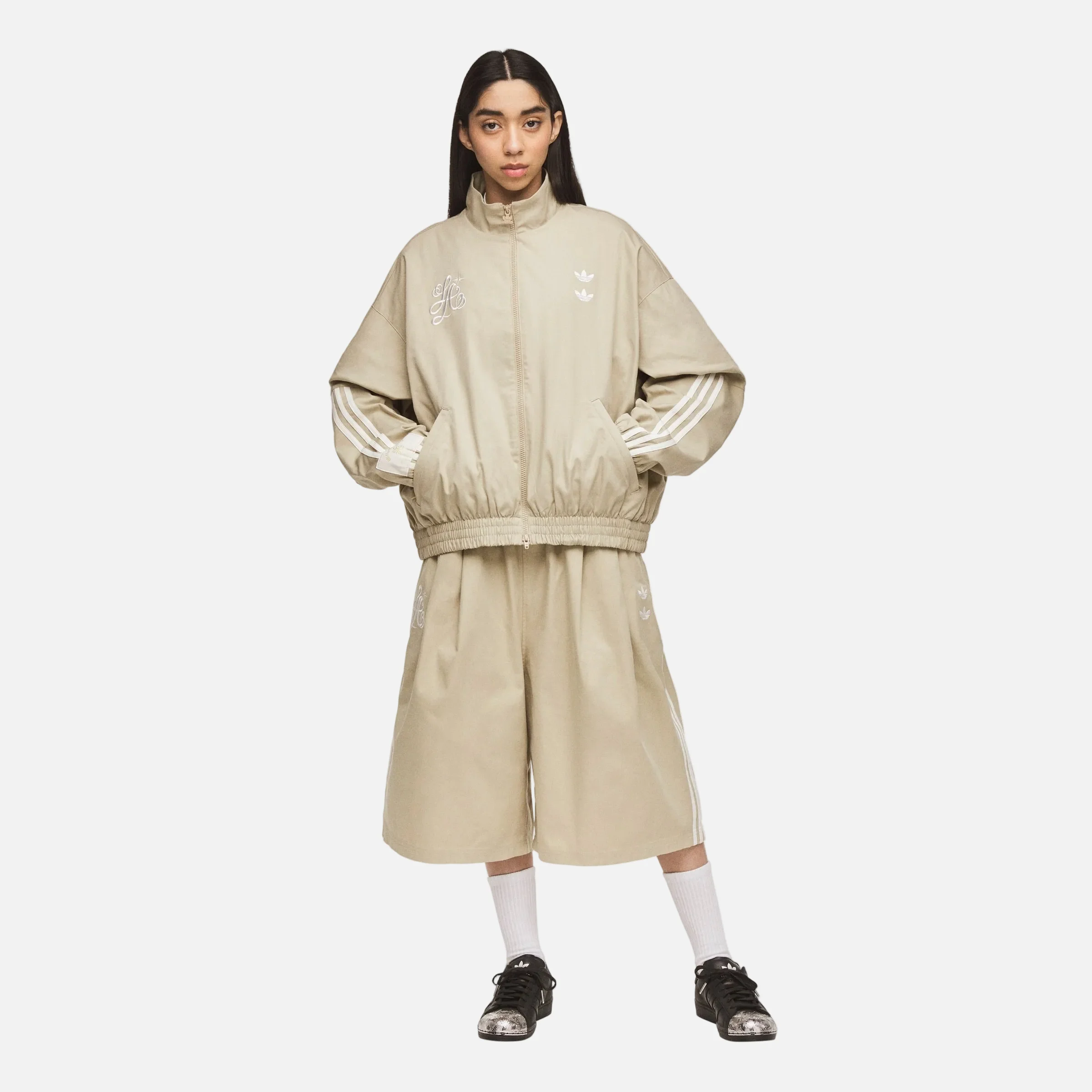 ADIDAS X WC X COMPTON COWBOYS CHINO TRACK JACKET - GLD - Image 7