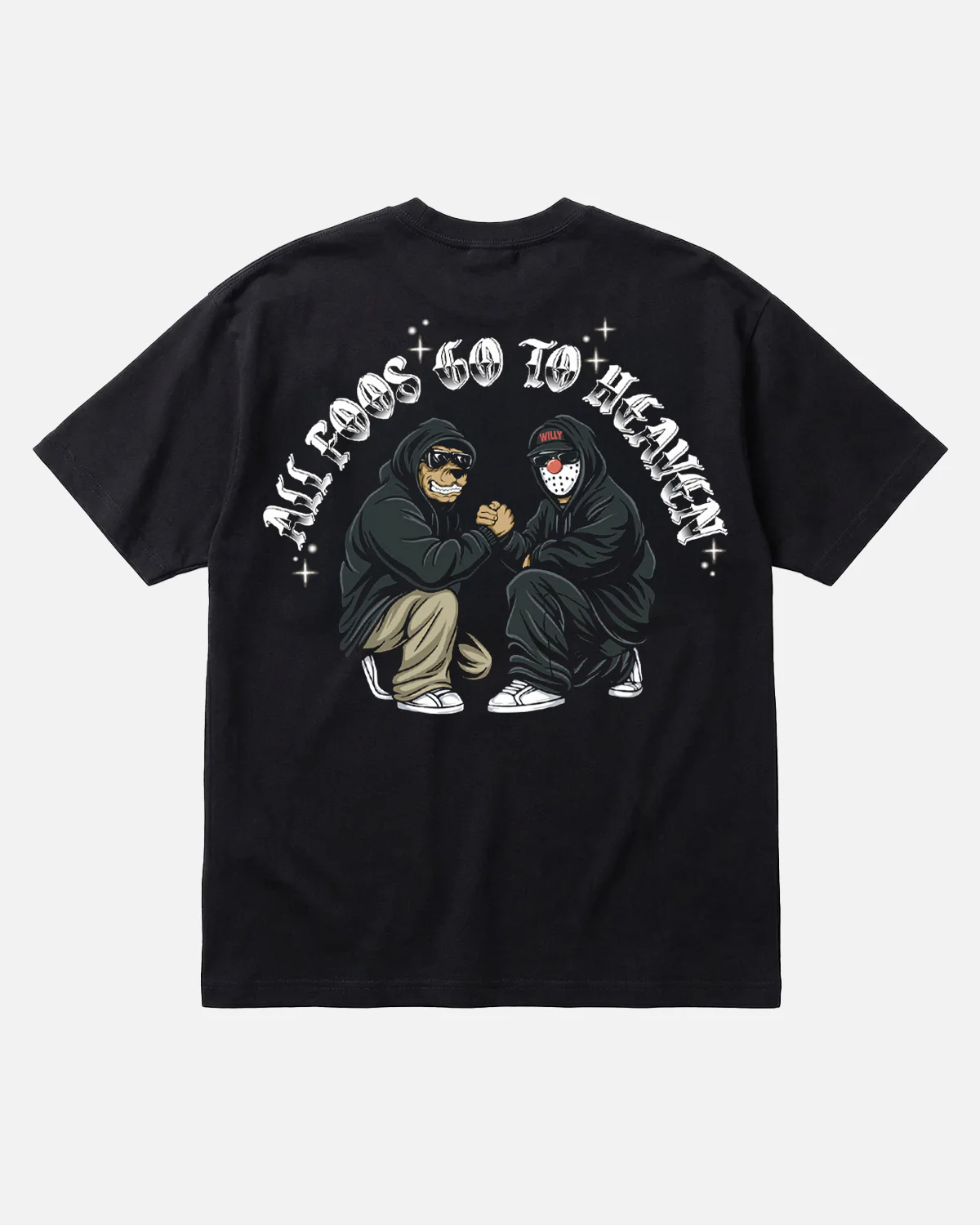 BIG WILLY x FOOS GONE WILD TEE - BLACK - Image 2