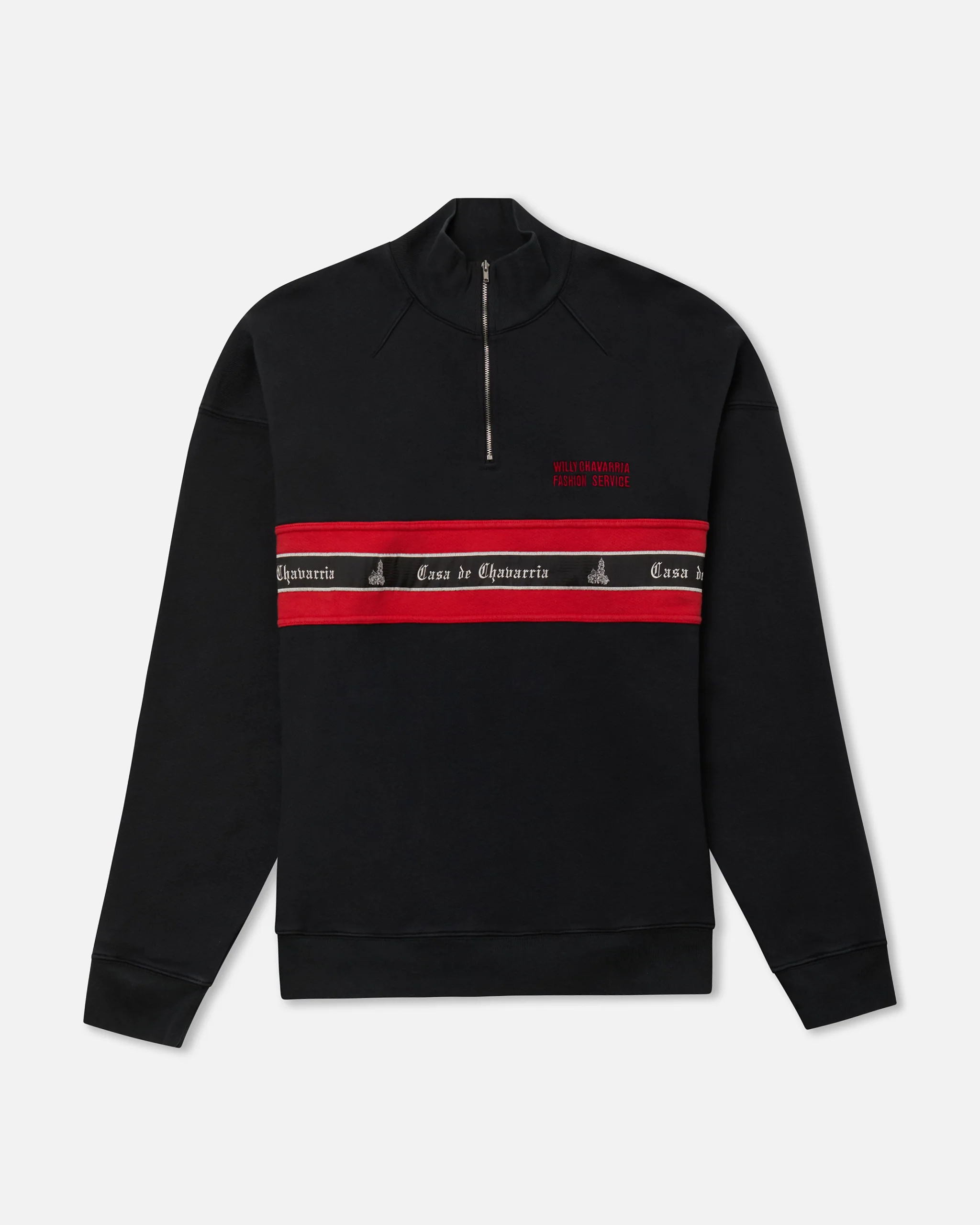 CASA DE CHAVARRIA - GILROY MOCK NECK - BLACK BEAUTY