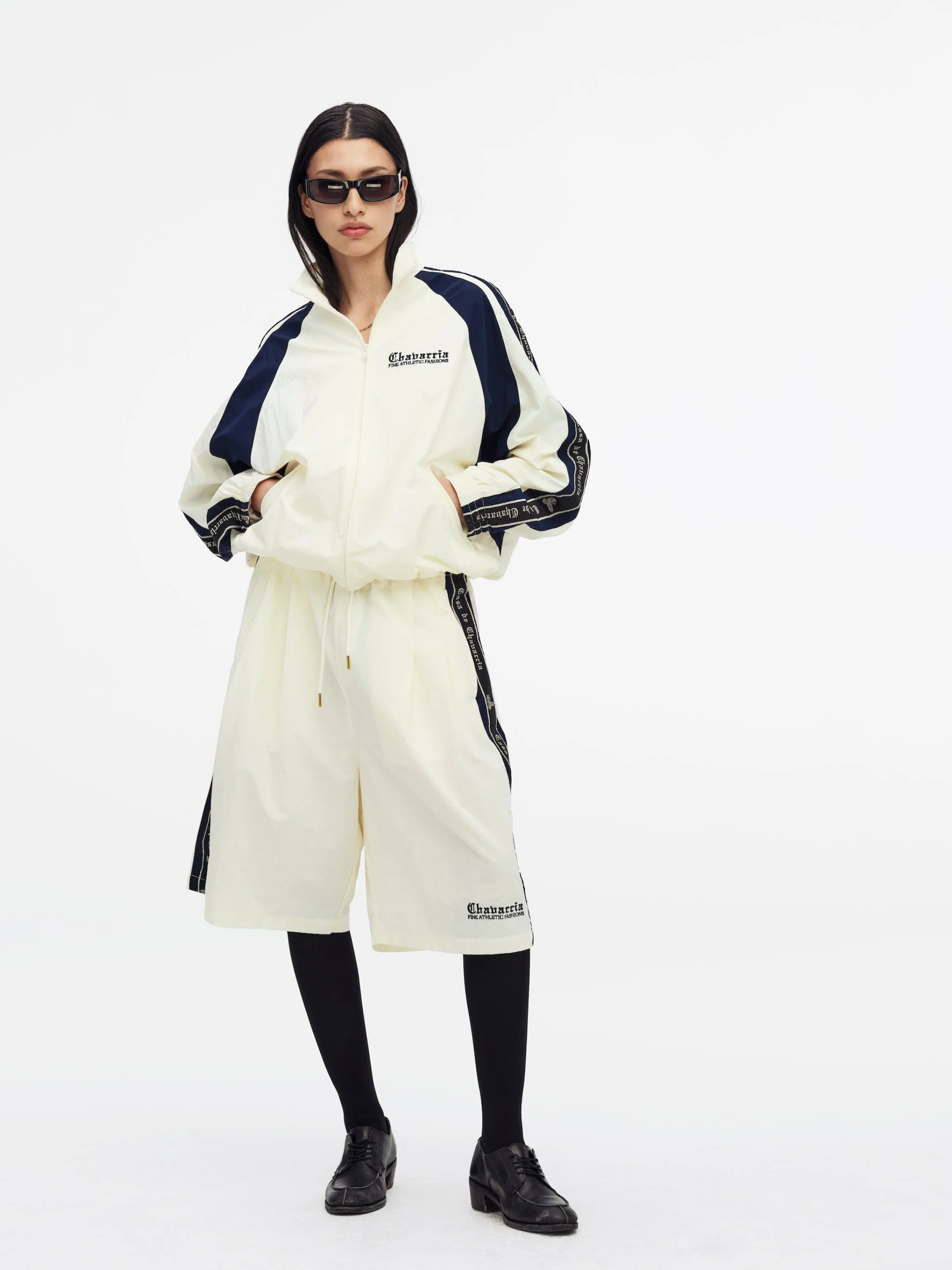 CASA DE CHAVARRIA TAPE JACKET - BLK/WHT - Image 6