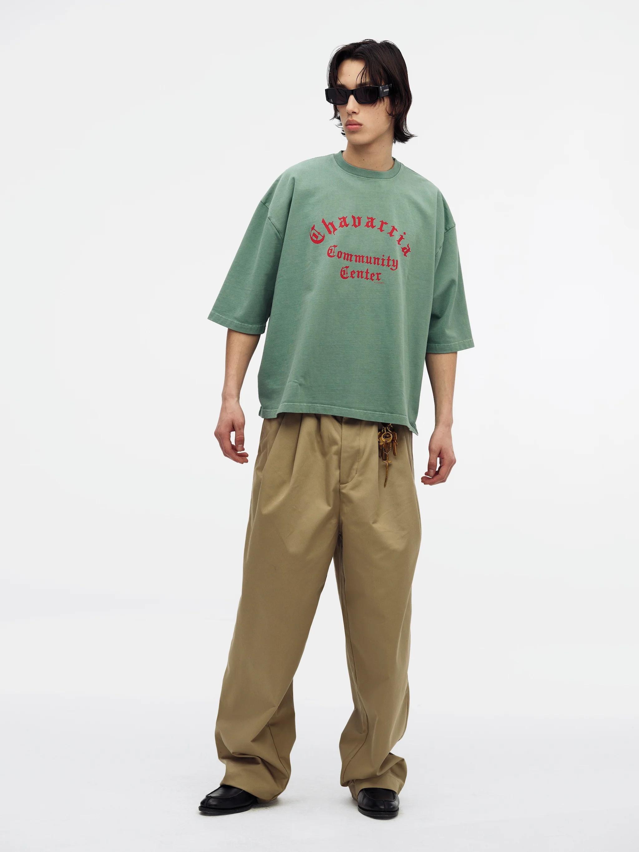 CHAVARRIA COMMUNITY CENTER - BUFFALO TEE - UNI. GRN