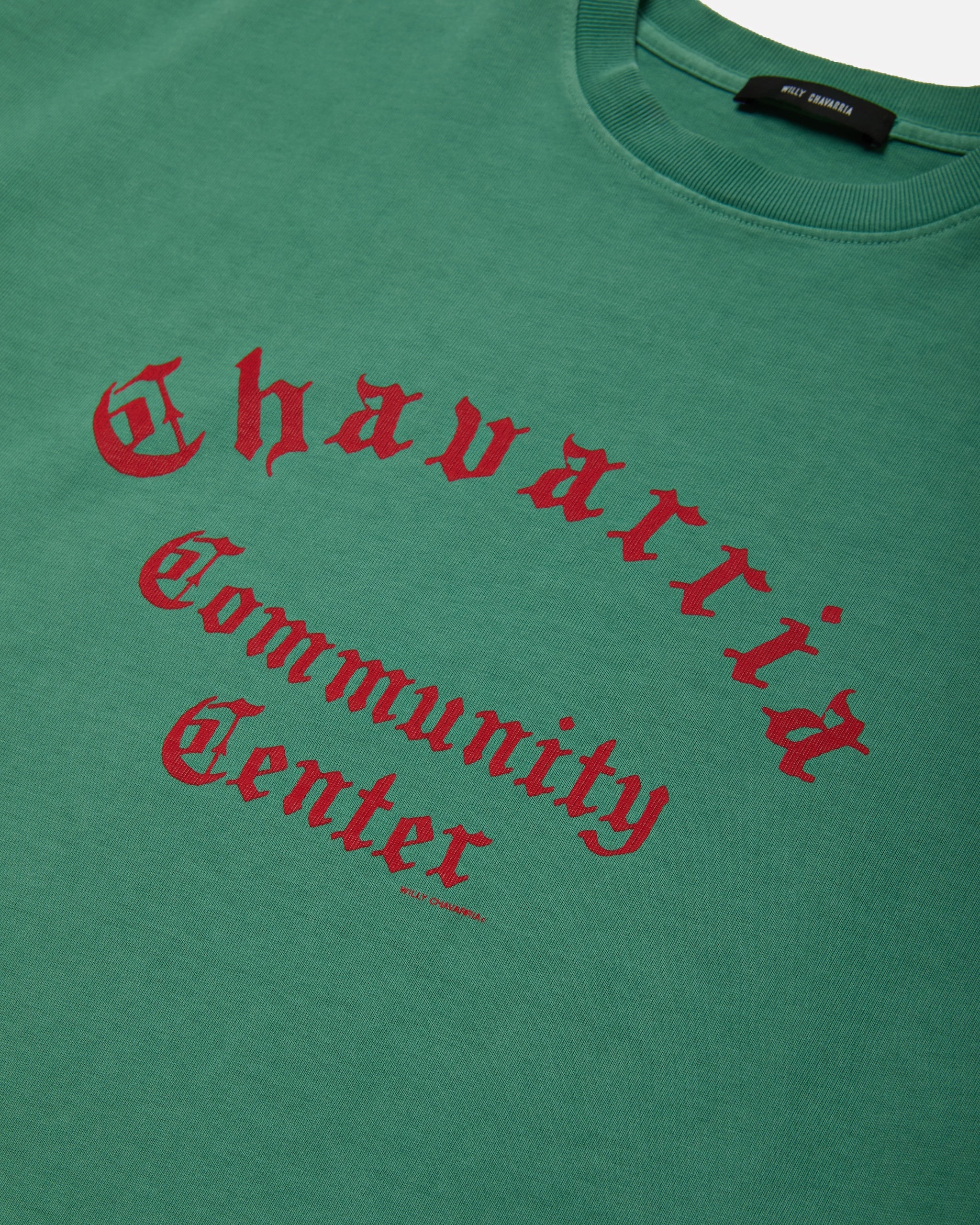 CHAVARRIA COMMUNITY CENTER - BUFFALO TEE - UNI. GRN - Image 5