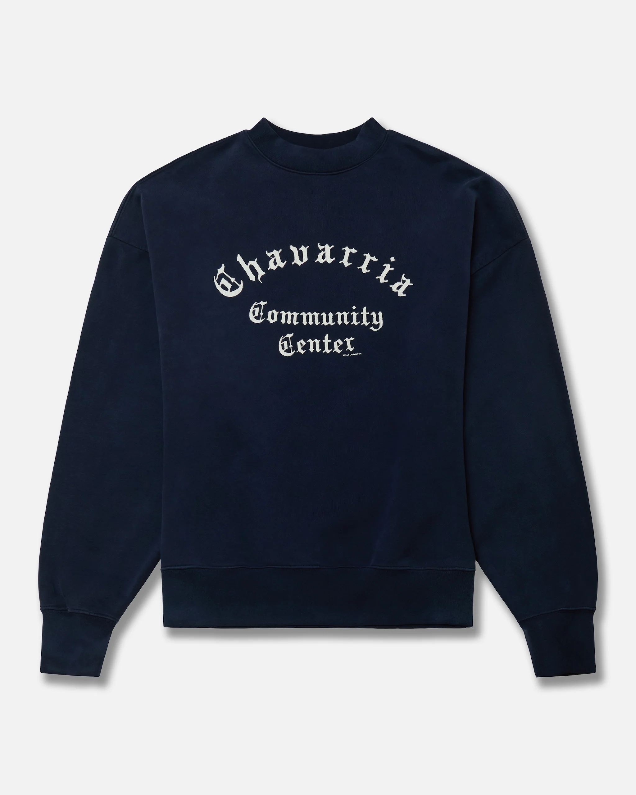 CHAVARRIA COMMUNITY CENTER - HOOLIGAN CREWNECK - PEACOAT - Image 3