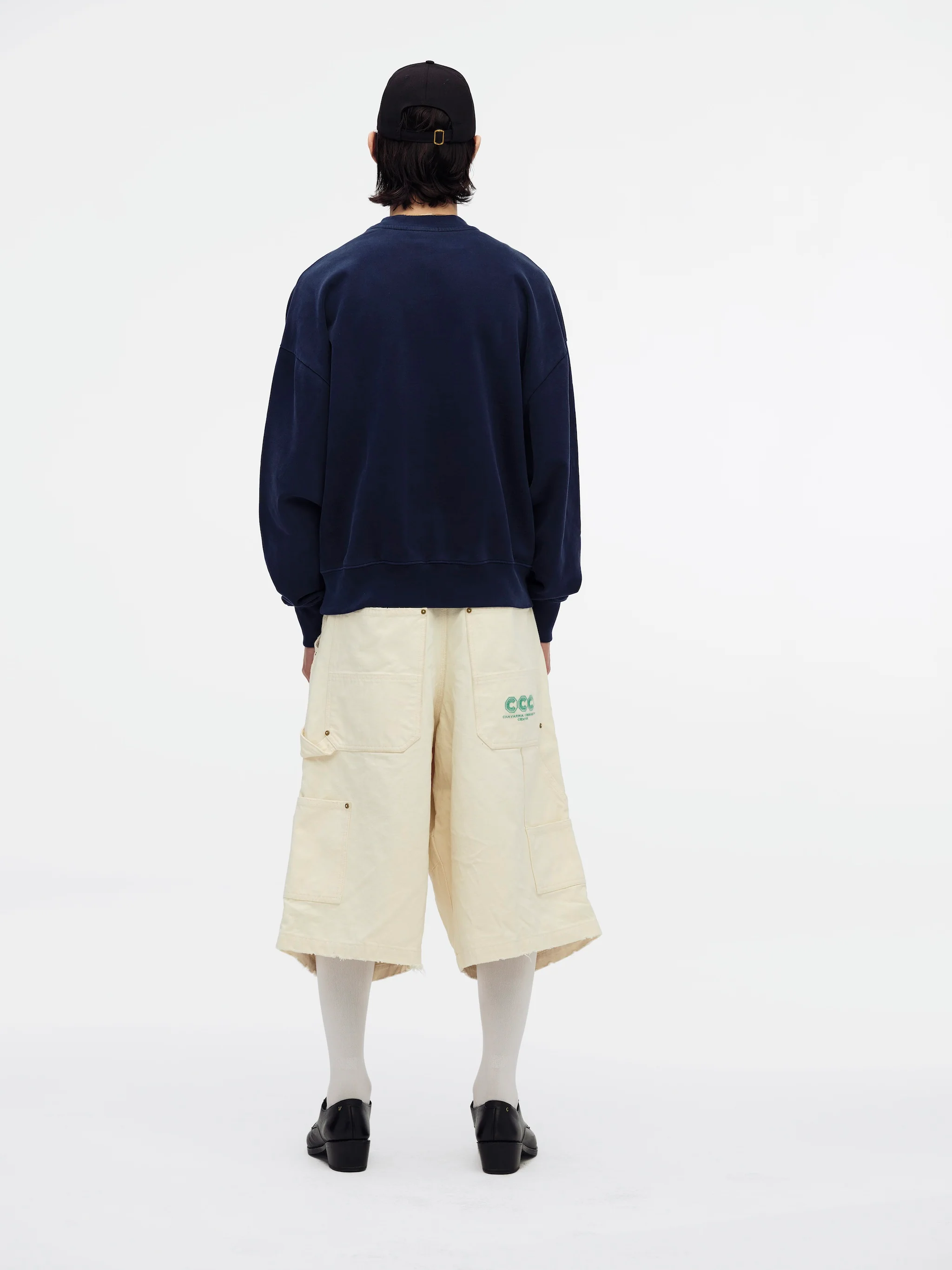 CHAVARRIA COMMUNITY CENTER - HOOLIGAN CREWNECK - PEACOAT - Image 5