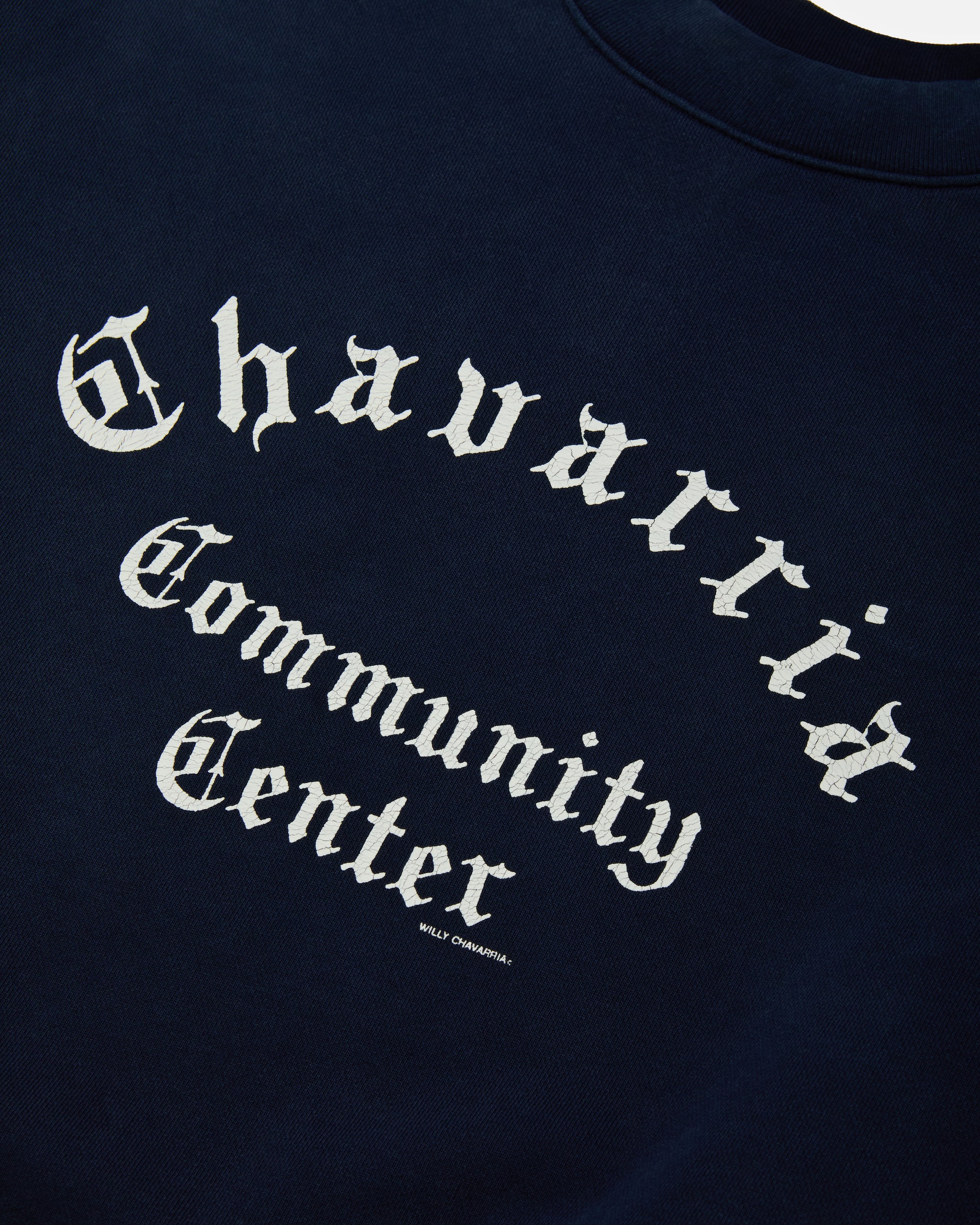 CHAVARRIA COMMUNITY CENTER - HOOLIGAN CREWNECK - PEACOAT - Image 6