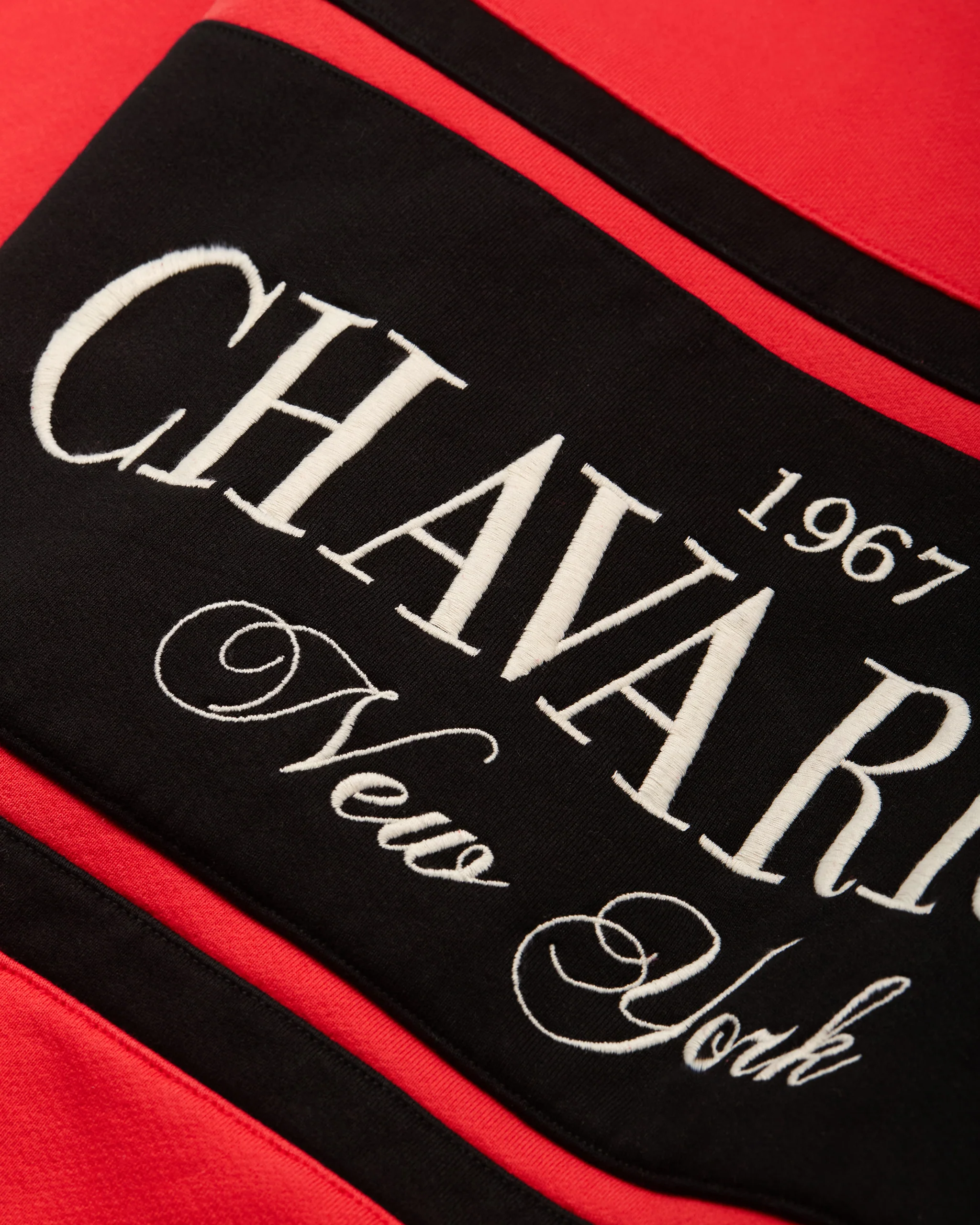 CHAVARRIA STRIPE - GILROY HOODIE - HIGH RISK RED - Image 3