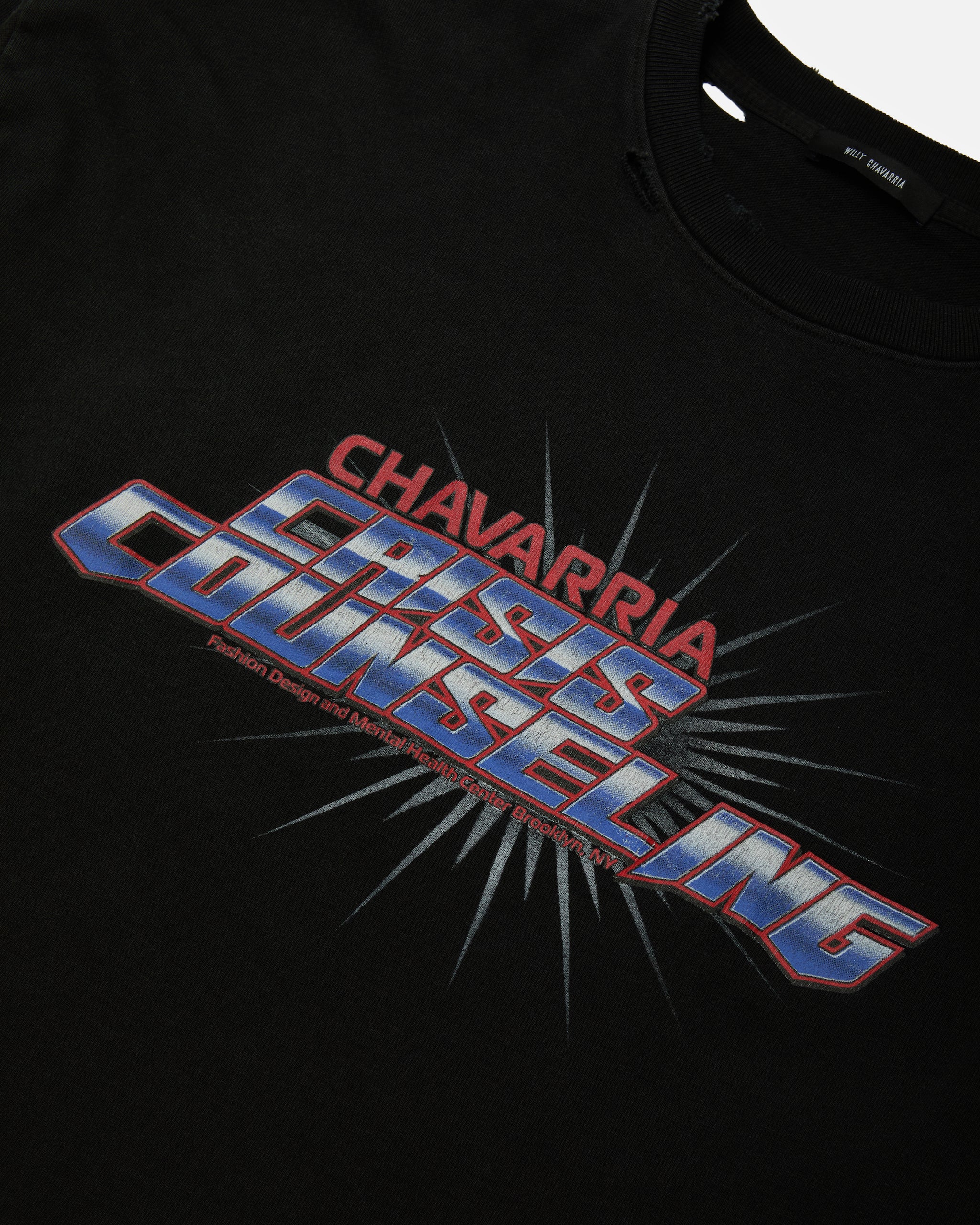 CRISIS COUNSELING LS BUFFALO TEE - BLACK BEAUTY - Image 5
