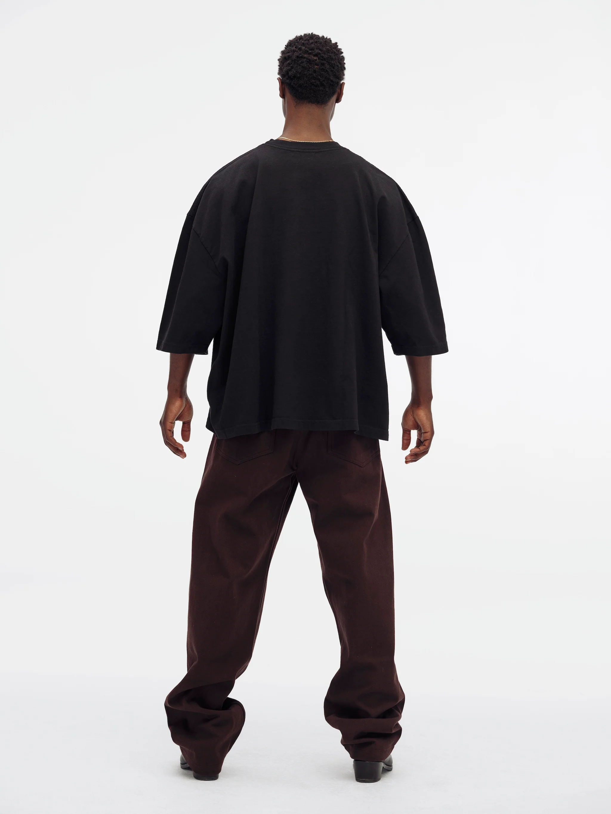 DOUBLE LOGO BUFFALO TEES - BLACK - Image 2