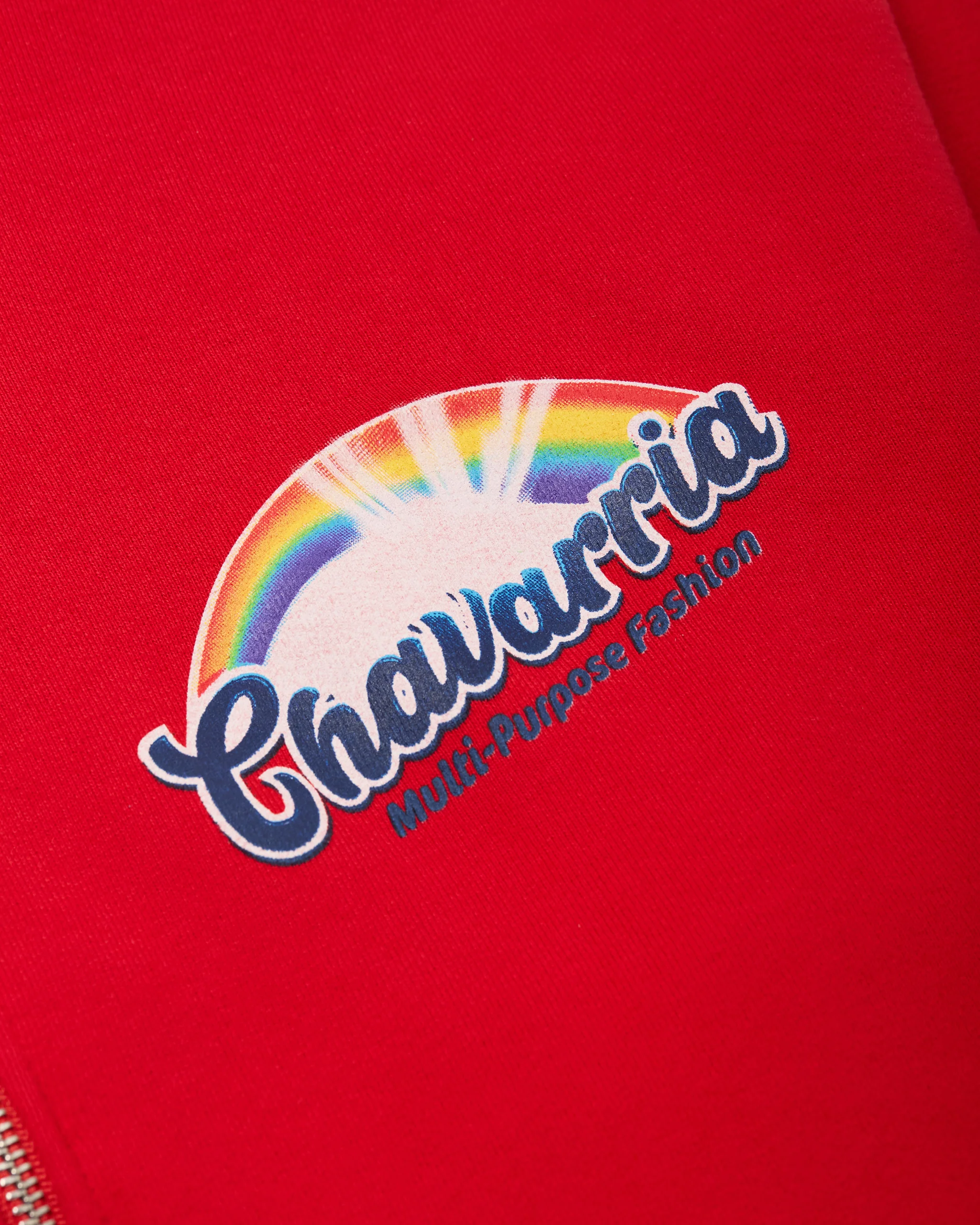 FABULOSO - SHRUNKEN HOODIE - RED HOT - Image 3