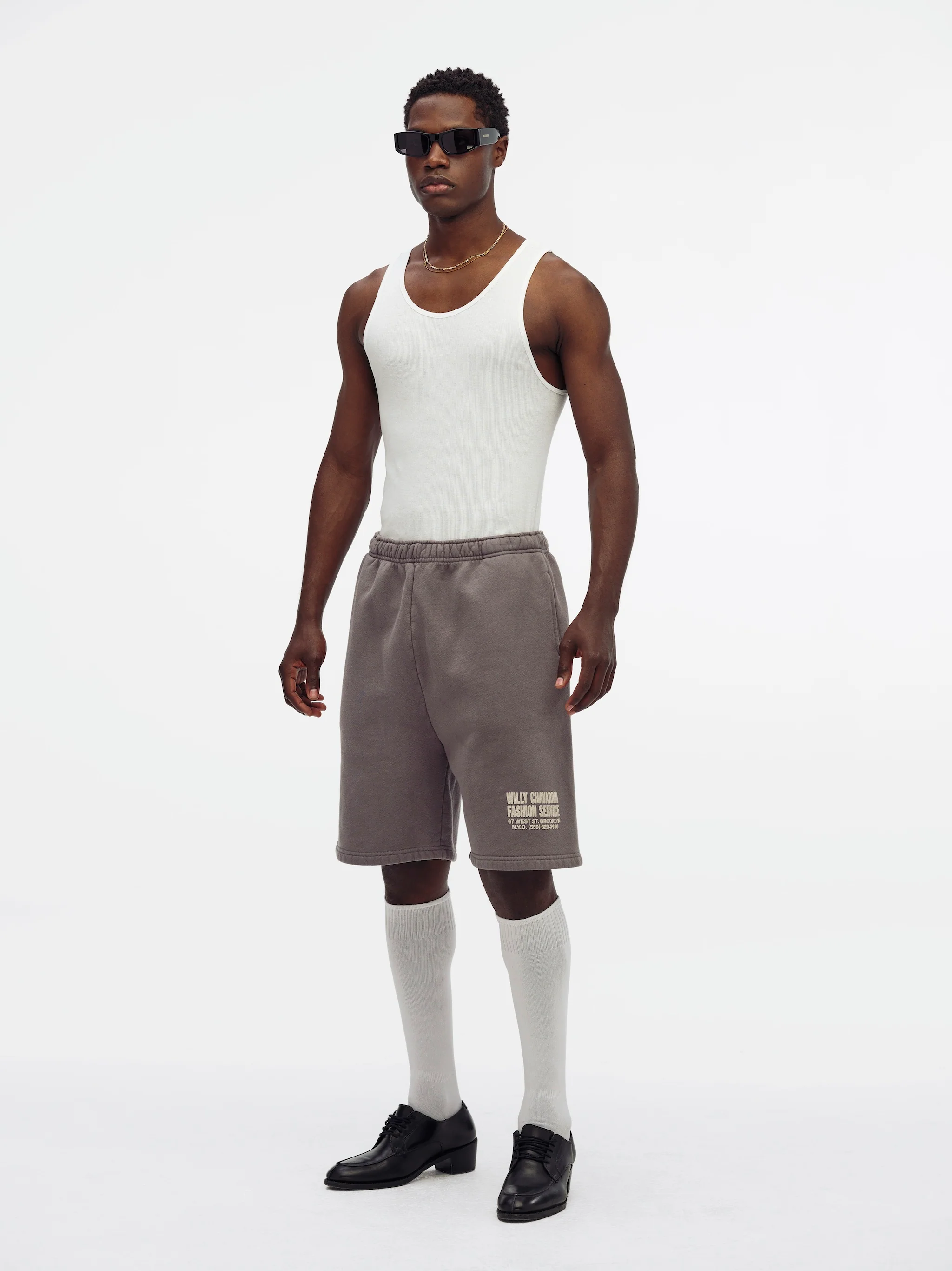 "FASHION SERVICES" - BUFFALO SWEATSHORT - CNCRT - Image 4