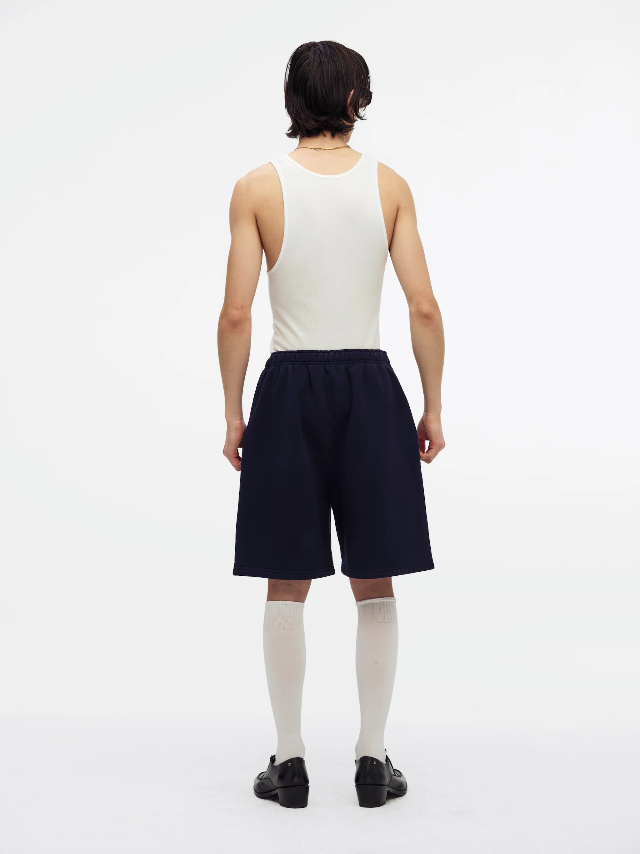 "FASHION SERVICES" - BUFFALO SWEATSHORT - PEACOAT - Image 5