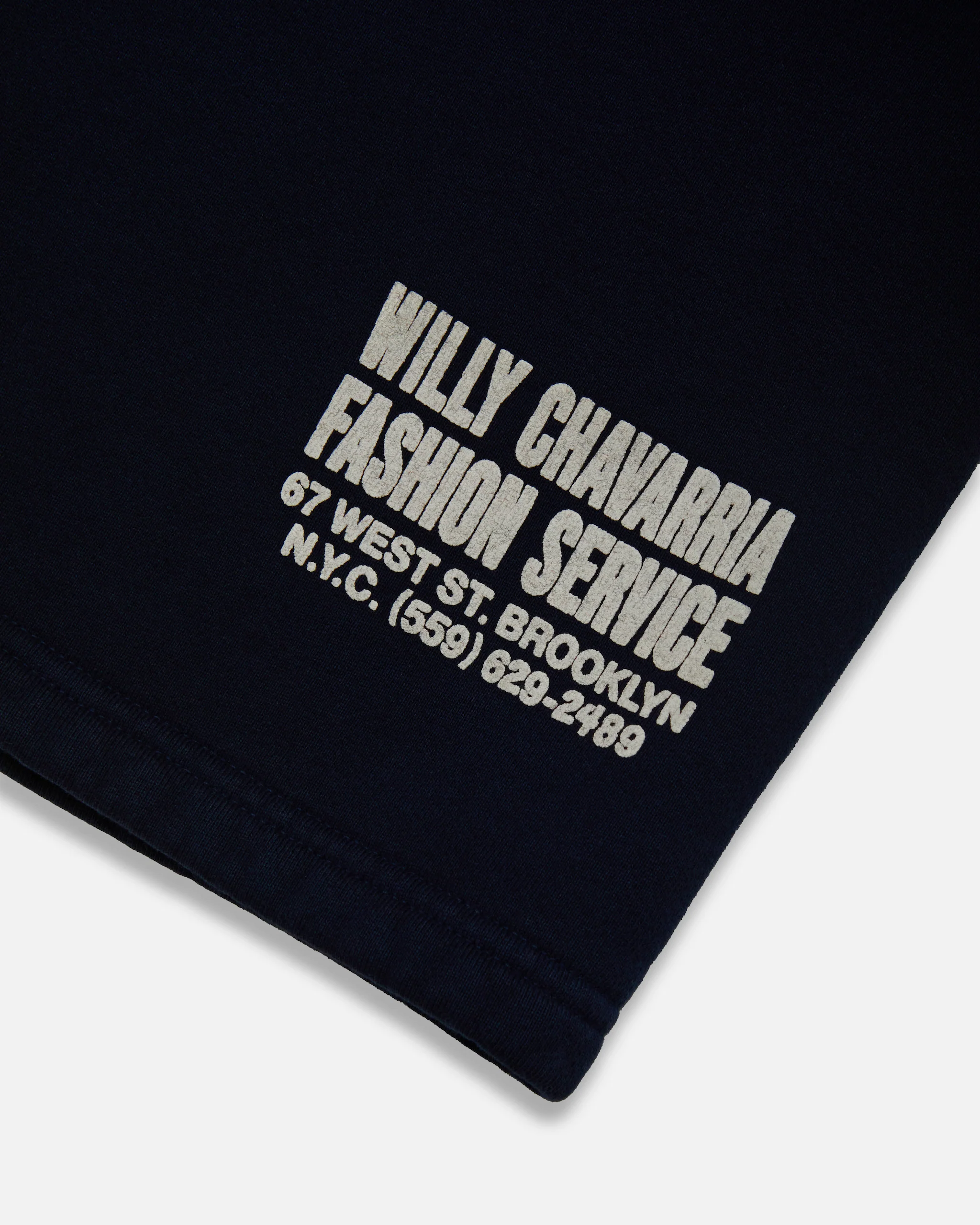"FASHION SERVICES" - BUFFALO SWEATSHORT - PEACOAT - Image 6