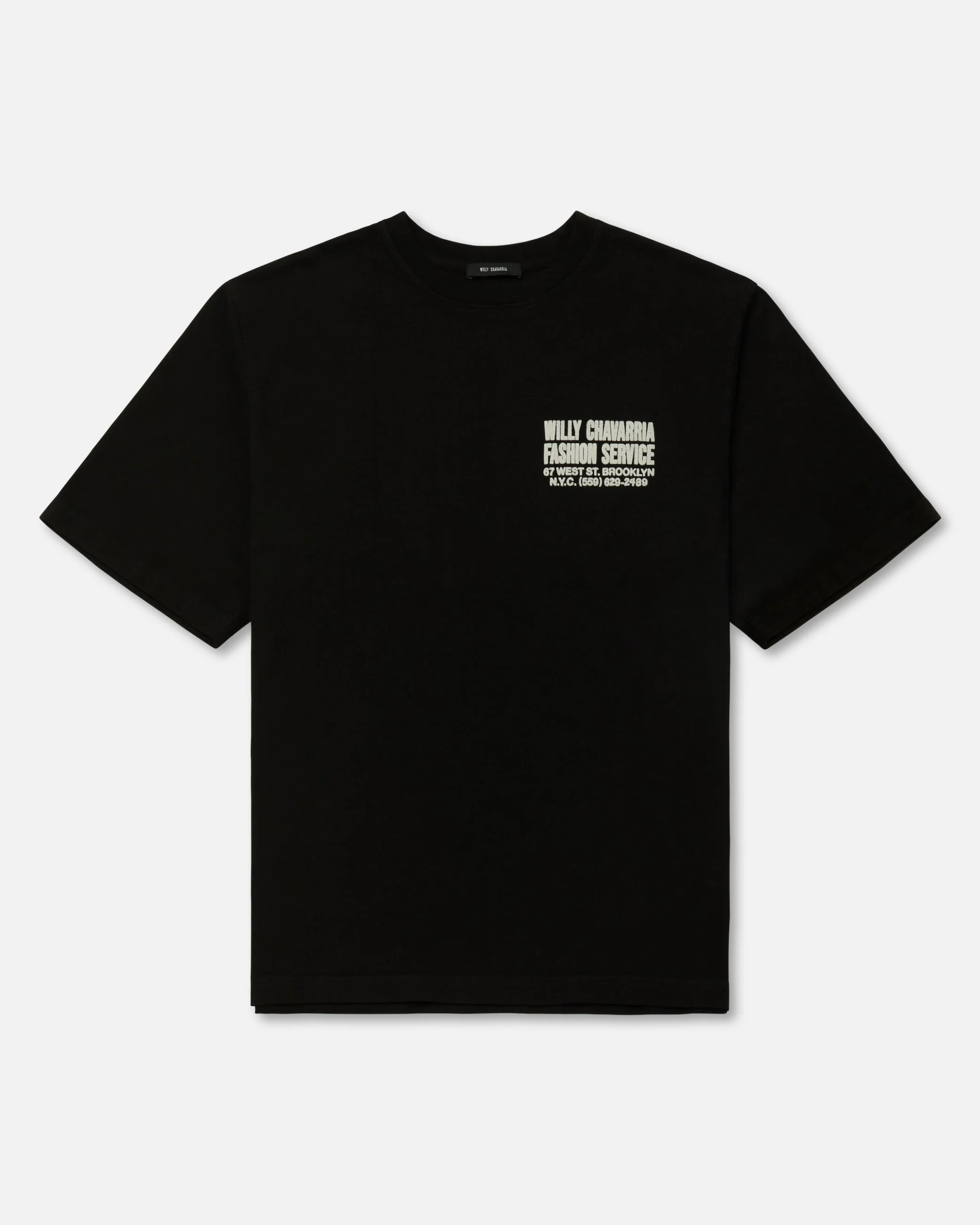 "FASHION SERVICES" - STANDARD TEE - BLACK - Image 3