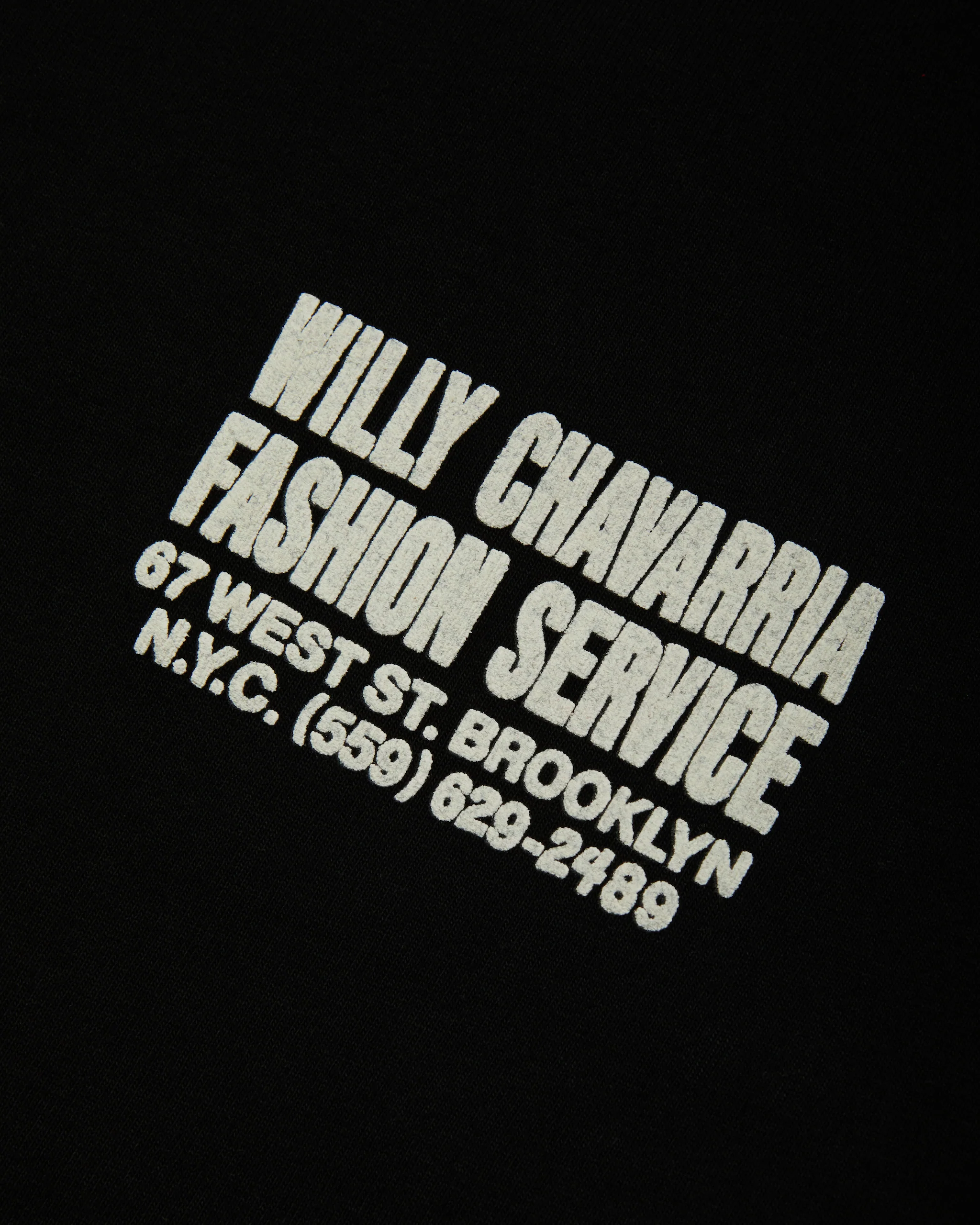 "FASHION SERVICES" - STANDARD TEE - BLACK - Image 5