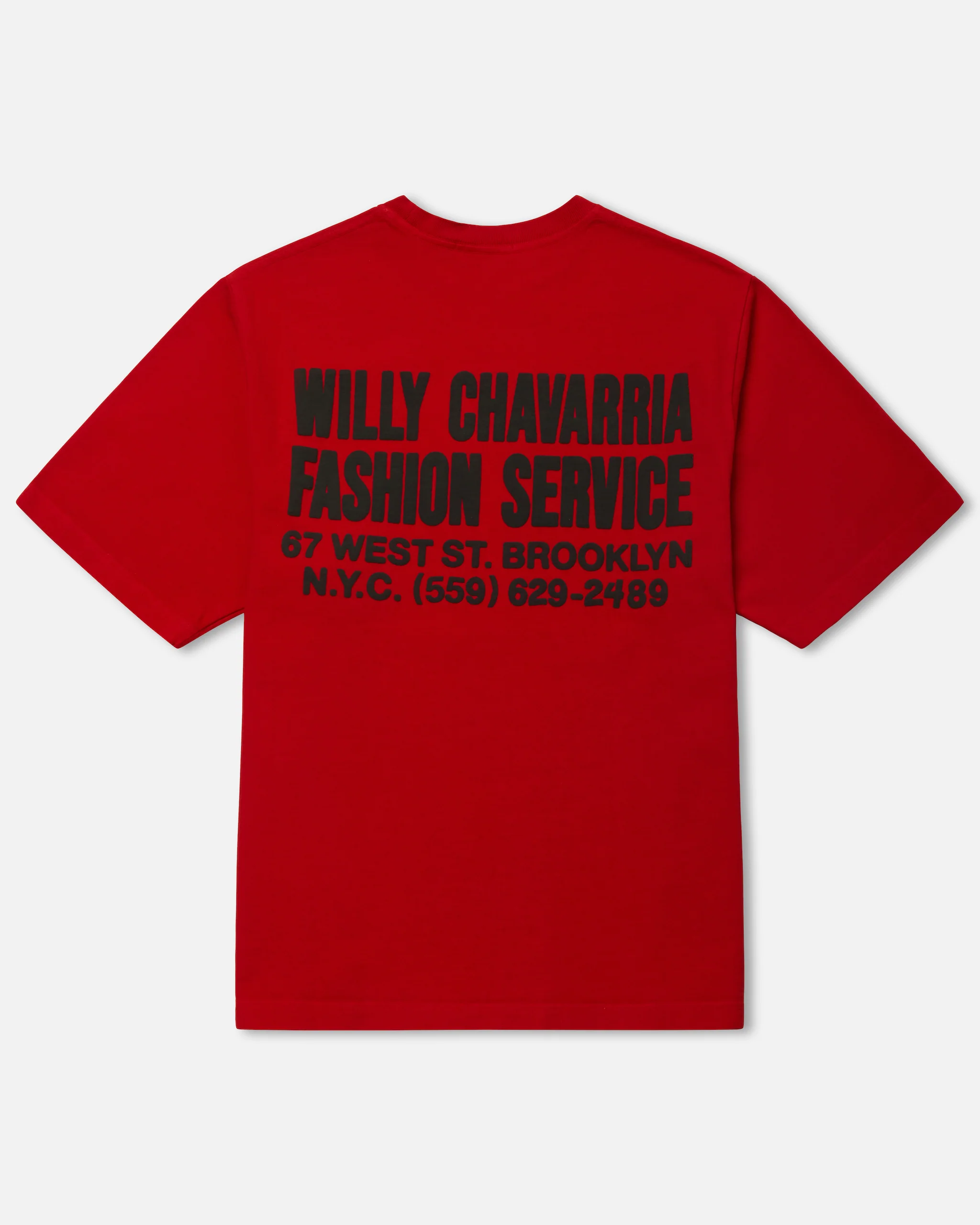 "FASHION SERVICES" - STANDARD TEE - RED HOT - Image 2