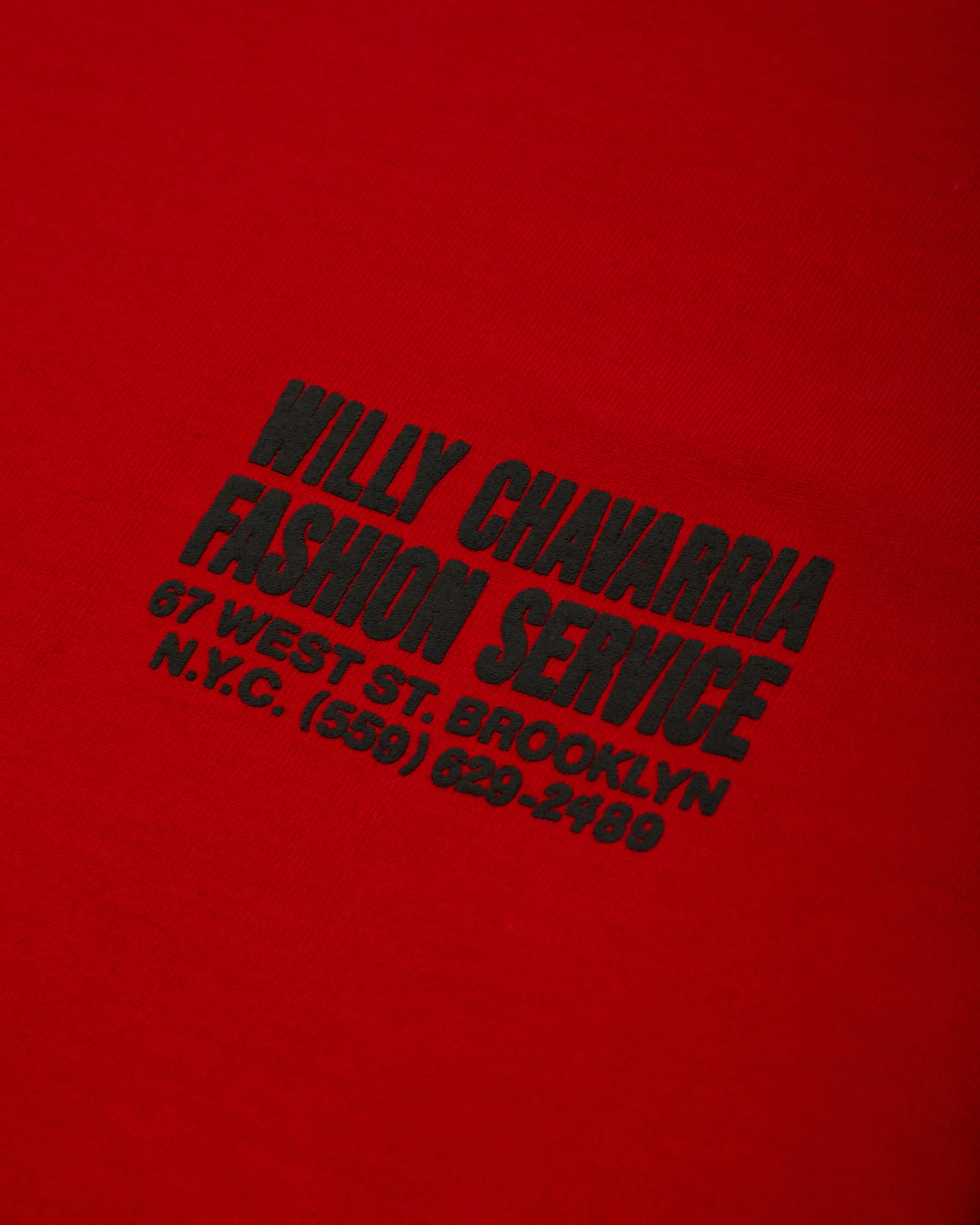 "FASHION SERVICES" - STANDARD TEE - RED HOT - Image 6