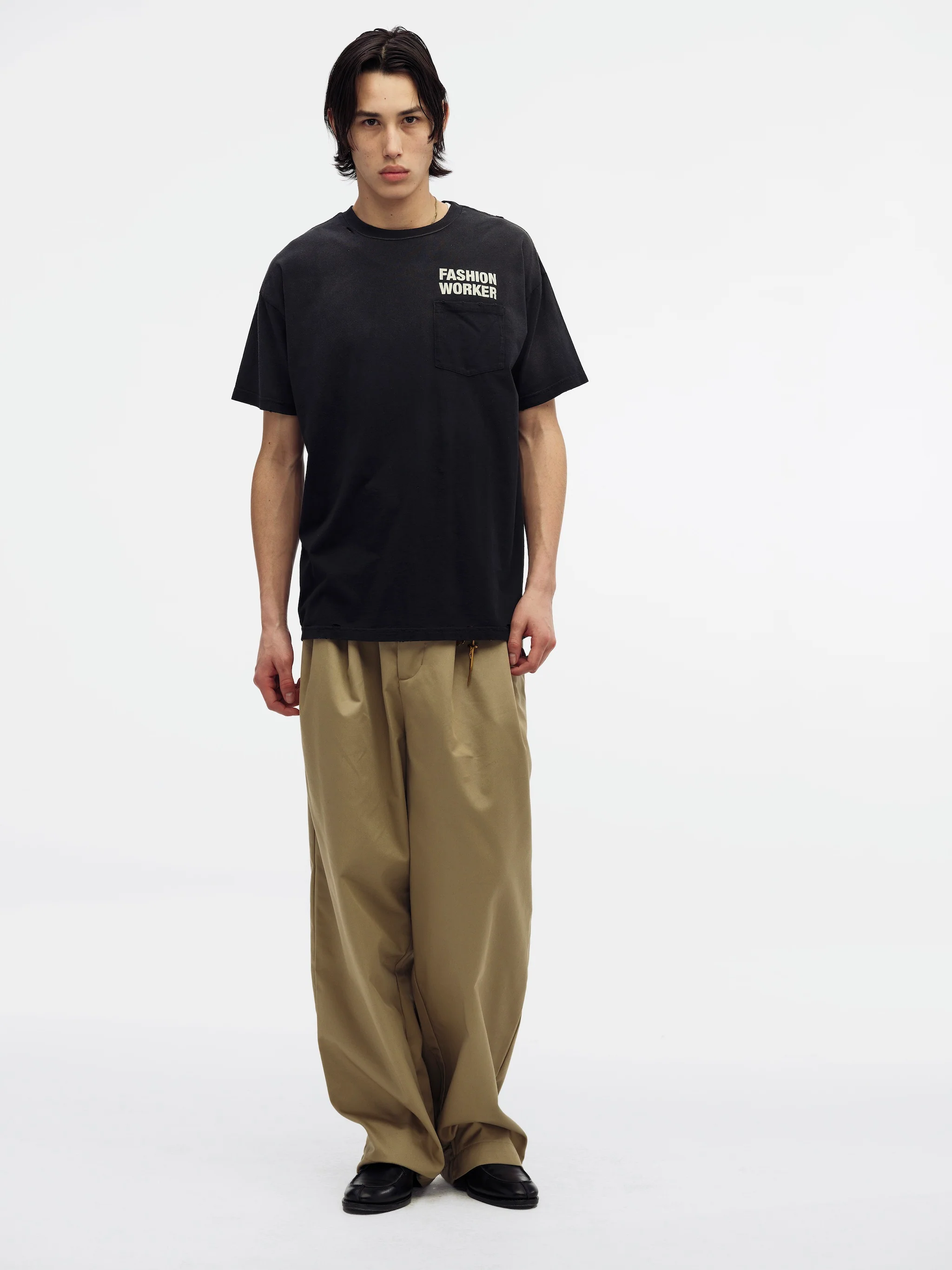 FASHION WORKER - EASY TEE - BLACK BEAUTY - Image 3