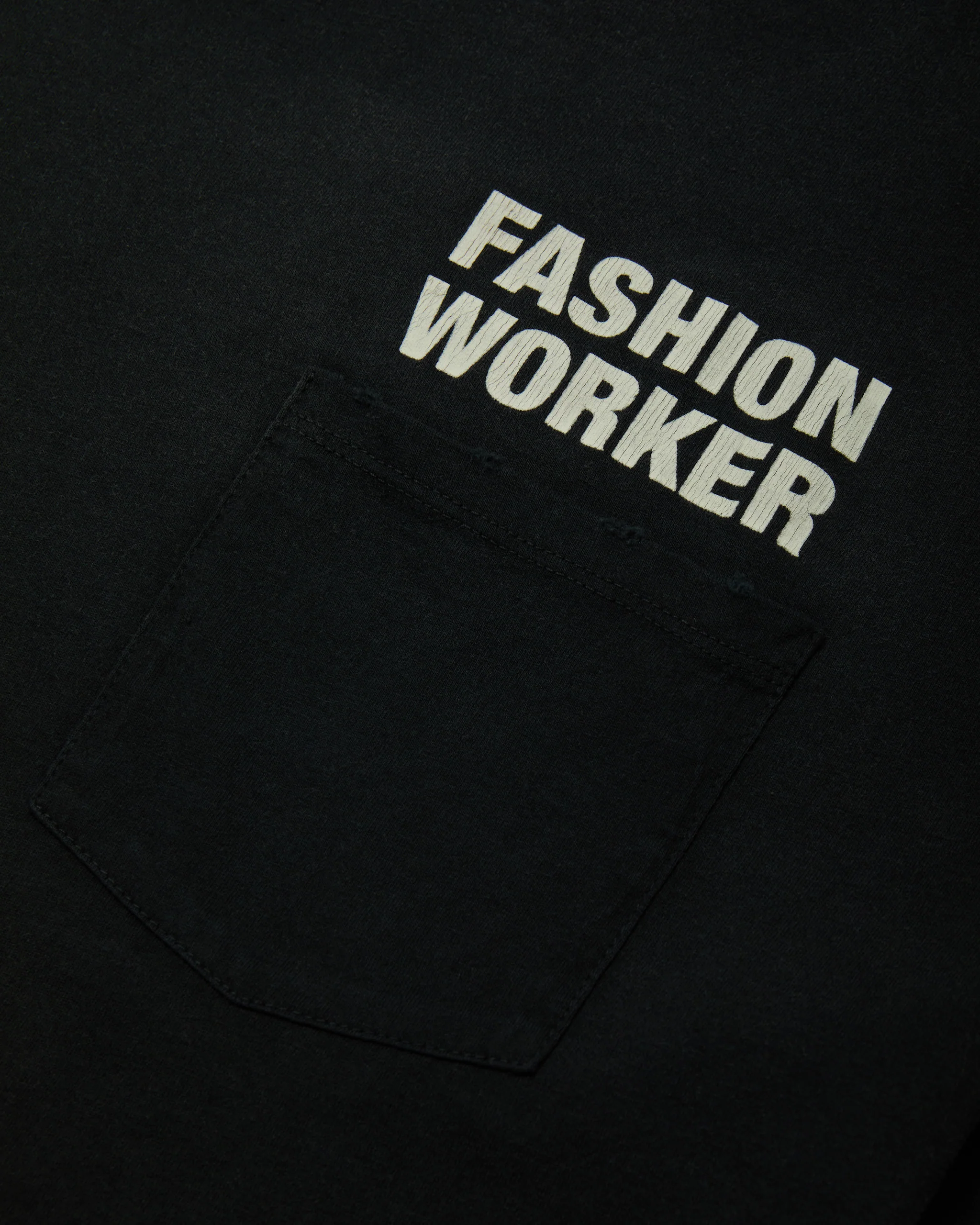 FASHION WORKER - EASY TEE - BLACK BEAUTY - Image 5