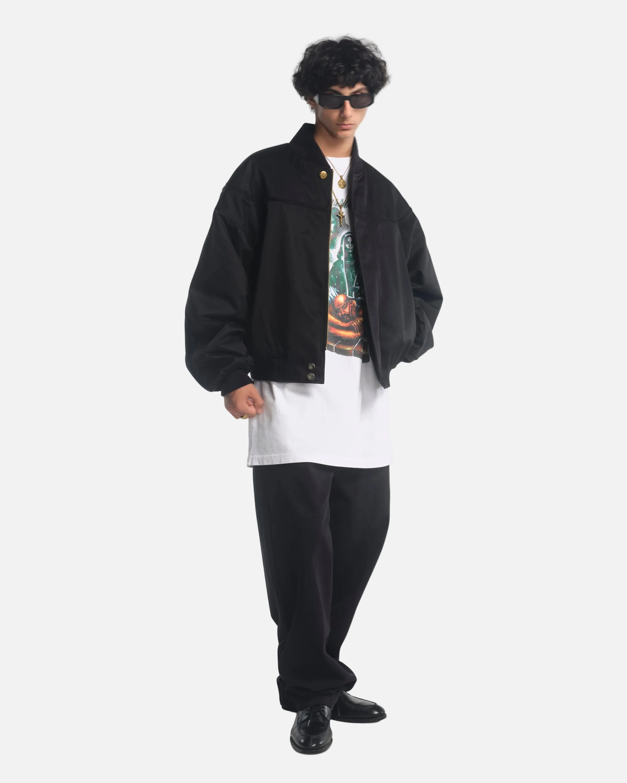 GAS STATION BOMBER - BLACK - Image 3