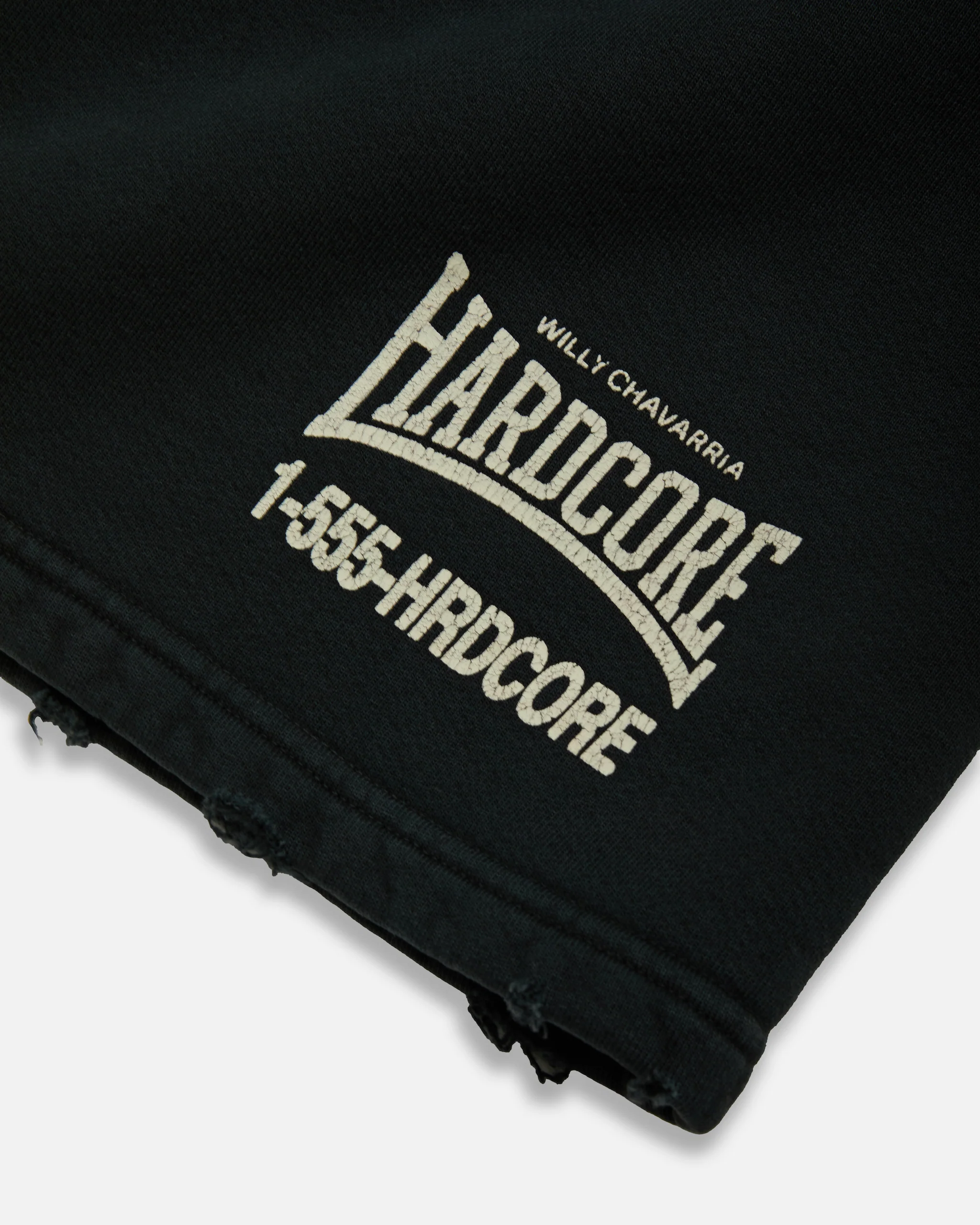 "HARDCORE" BUFFALO SWEATSHORT - BLACK BEAUTY - Image 5