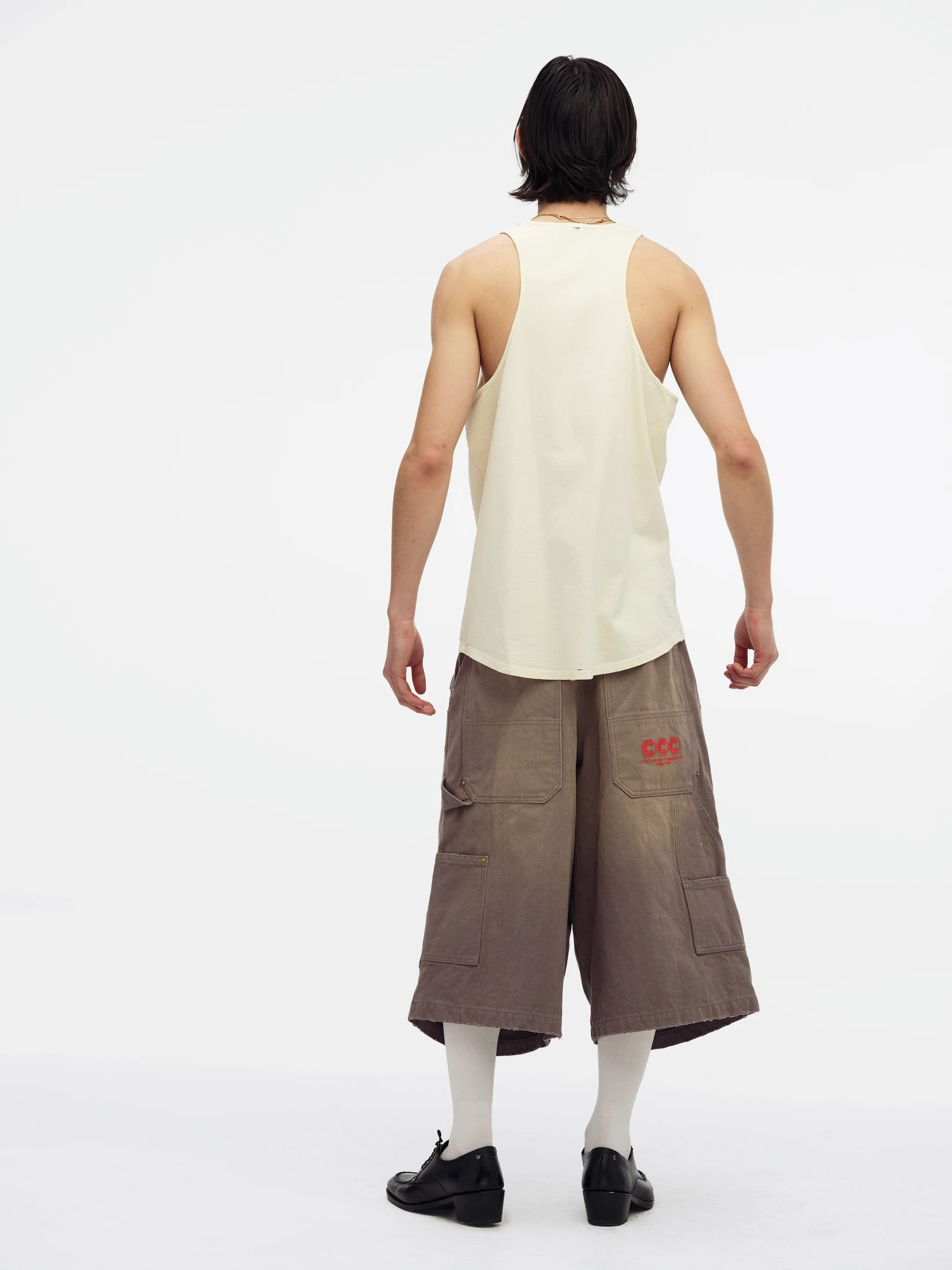 "HARDCORE" WILLY TANK TOP - SNOW WHITE - Image 4