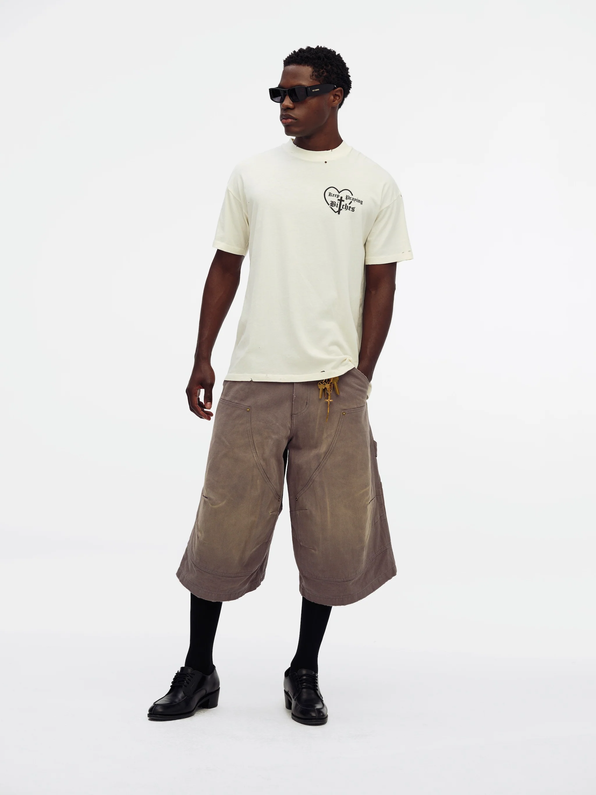 "KEEP PRAYING BITCHES" - EASY TEE - MASA - Image 3