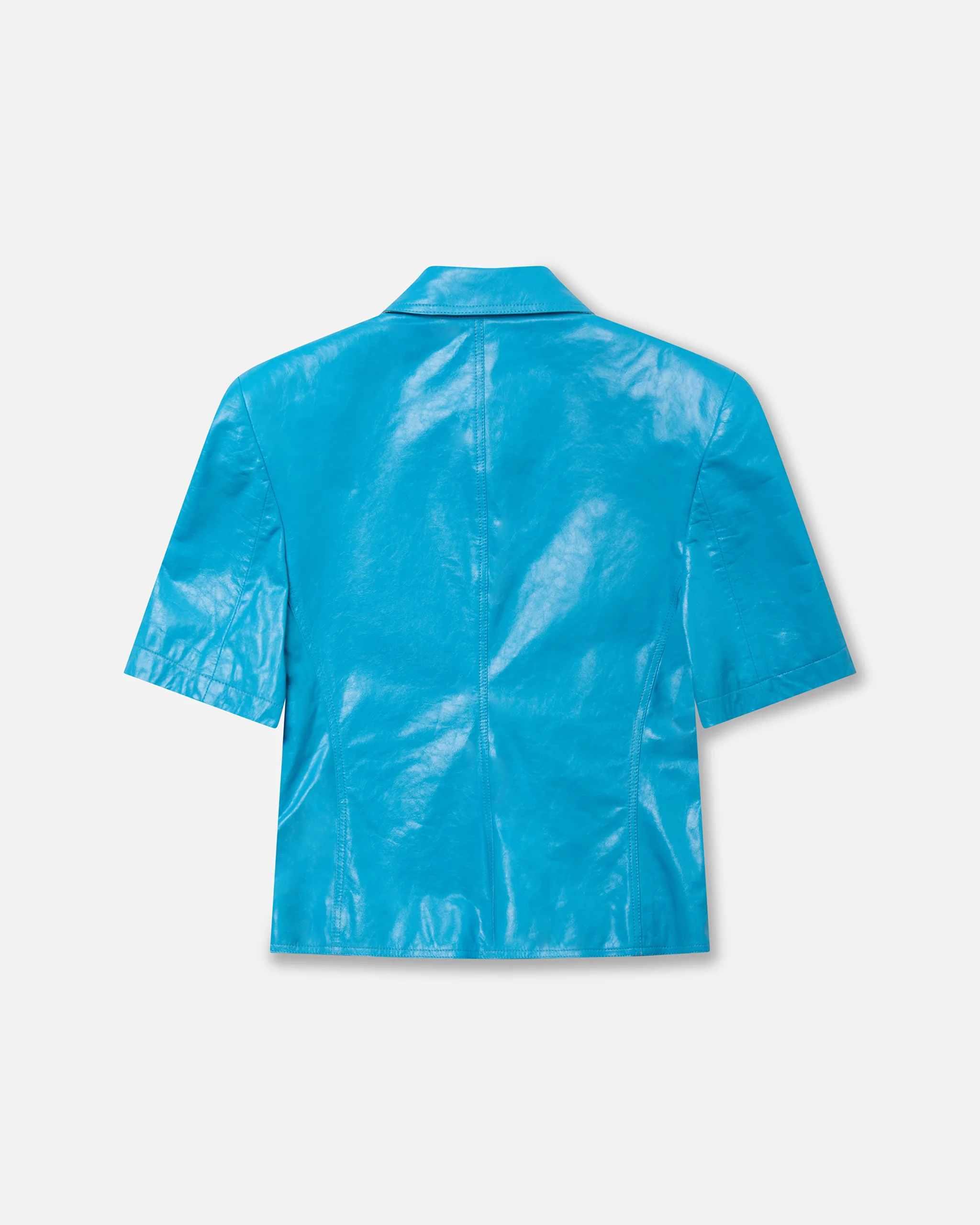 LTHR CHAVELA S/S SHIRT - BOUR. BLUE - Image 2