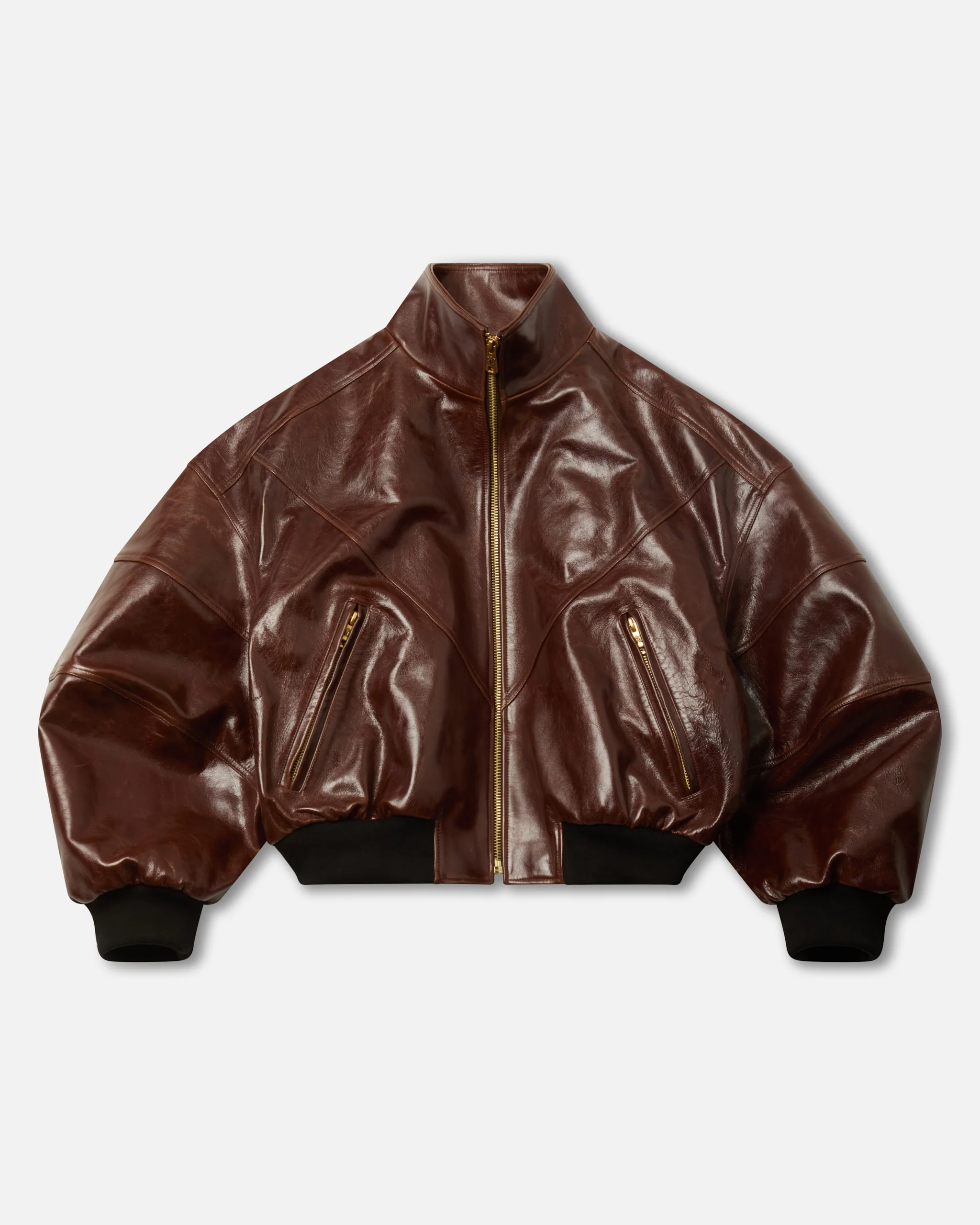 LTHR RUFF RIDER JACKETS - CHOCO - Image 3