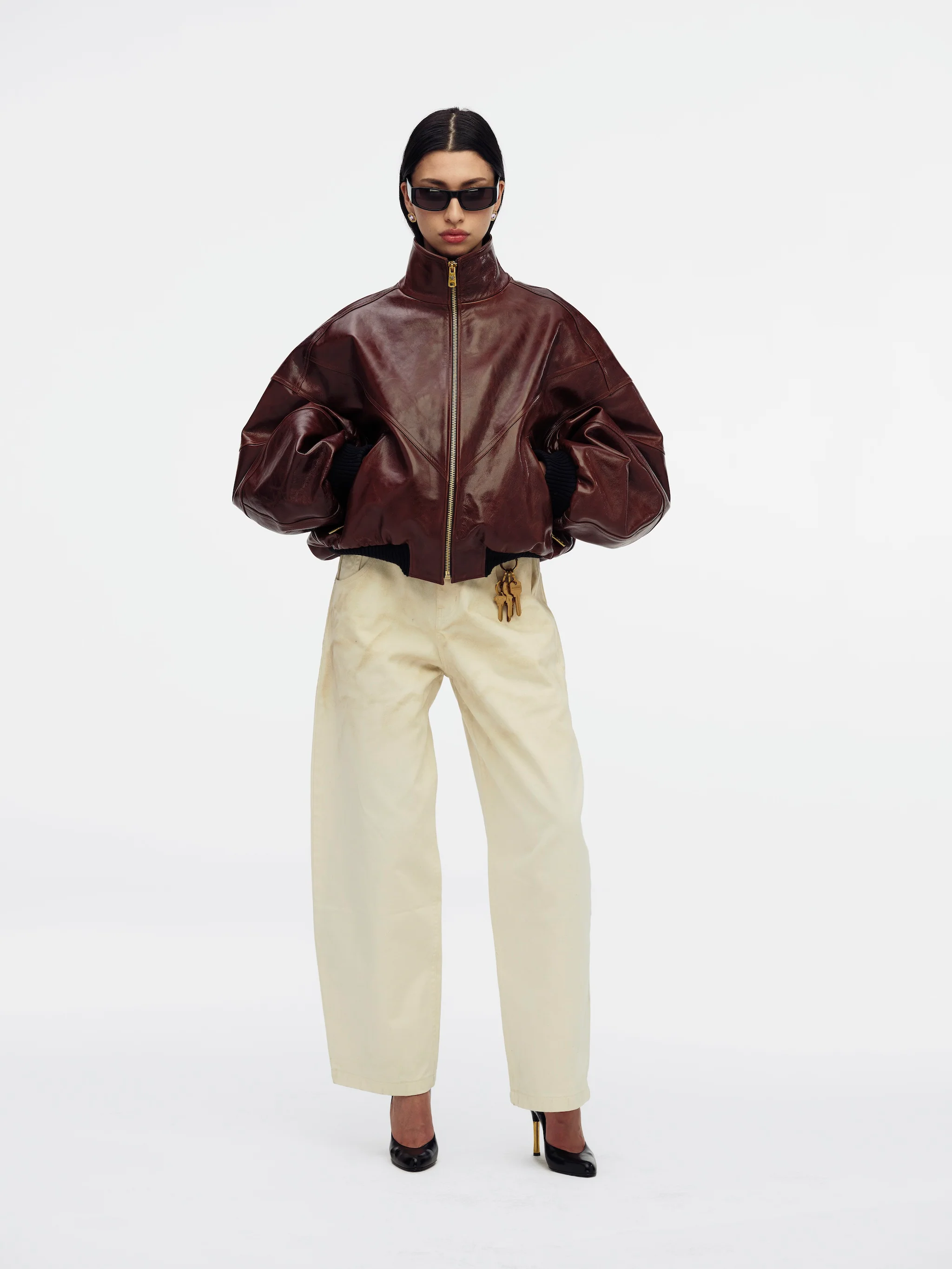 LTHR RUFF RIDER JACKETS - CHOCO - Image 7