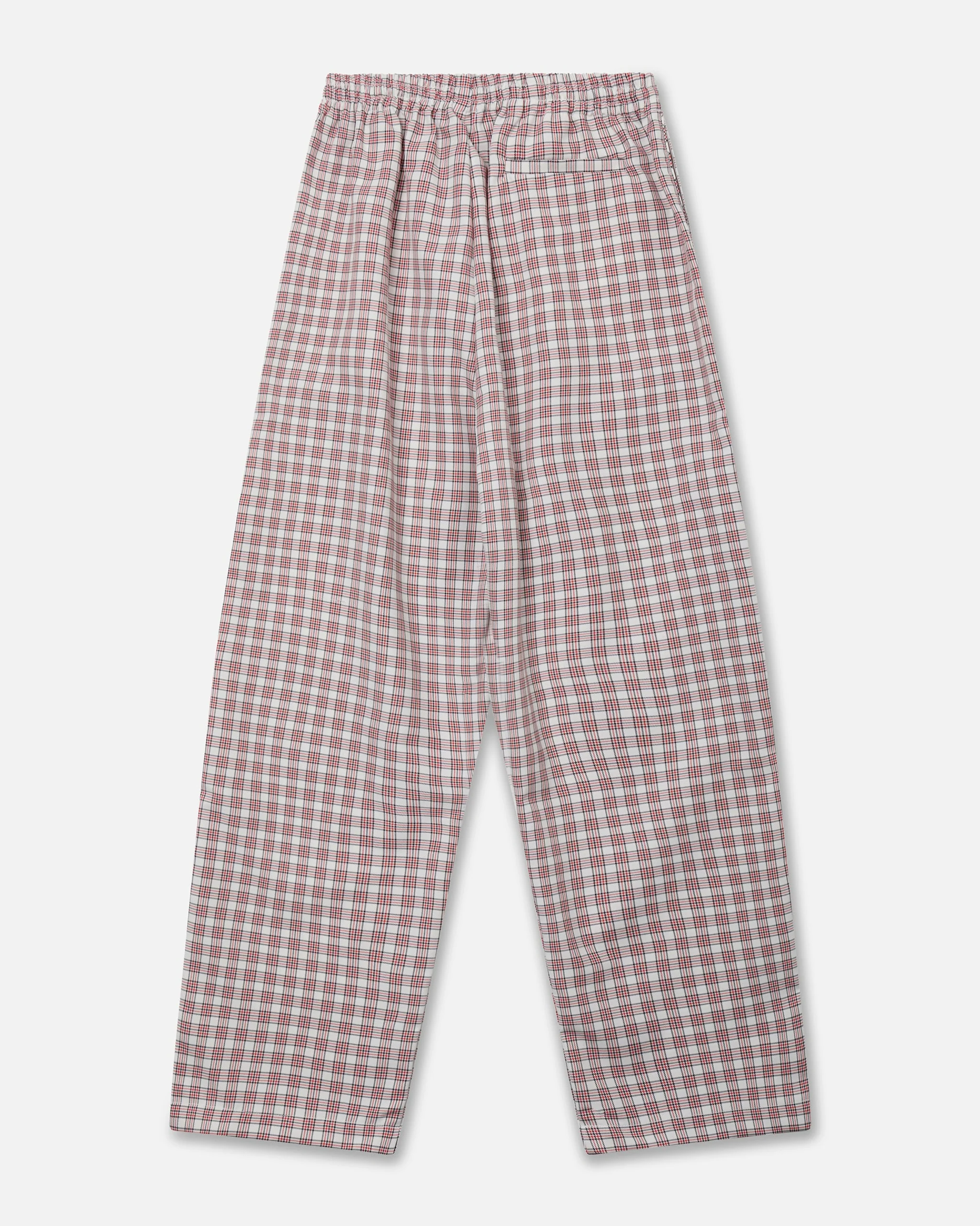 RUFF RIDER TRACK PANT - RED/WHITE PICNIC PLAID - Image 2