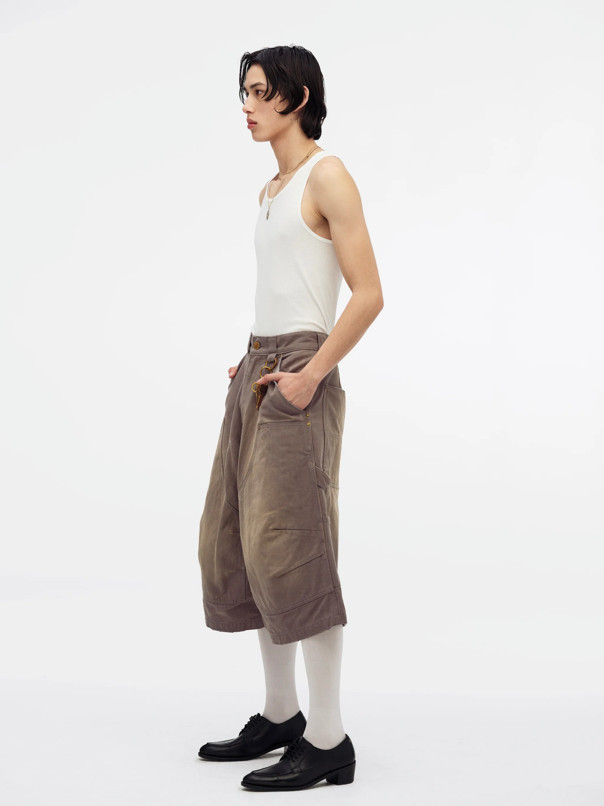 STOCKTON DBL KNEE SHORT - CONCRETE - Image 4