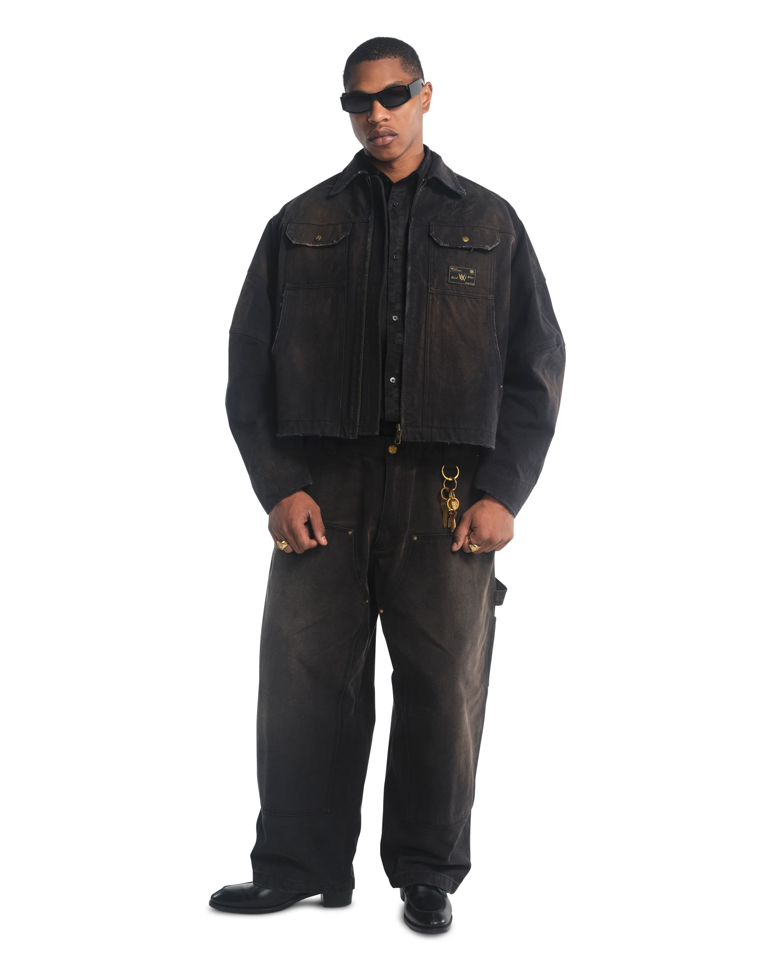 STOCKTON WORK JACKET - BLACK - Image 3