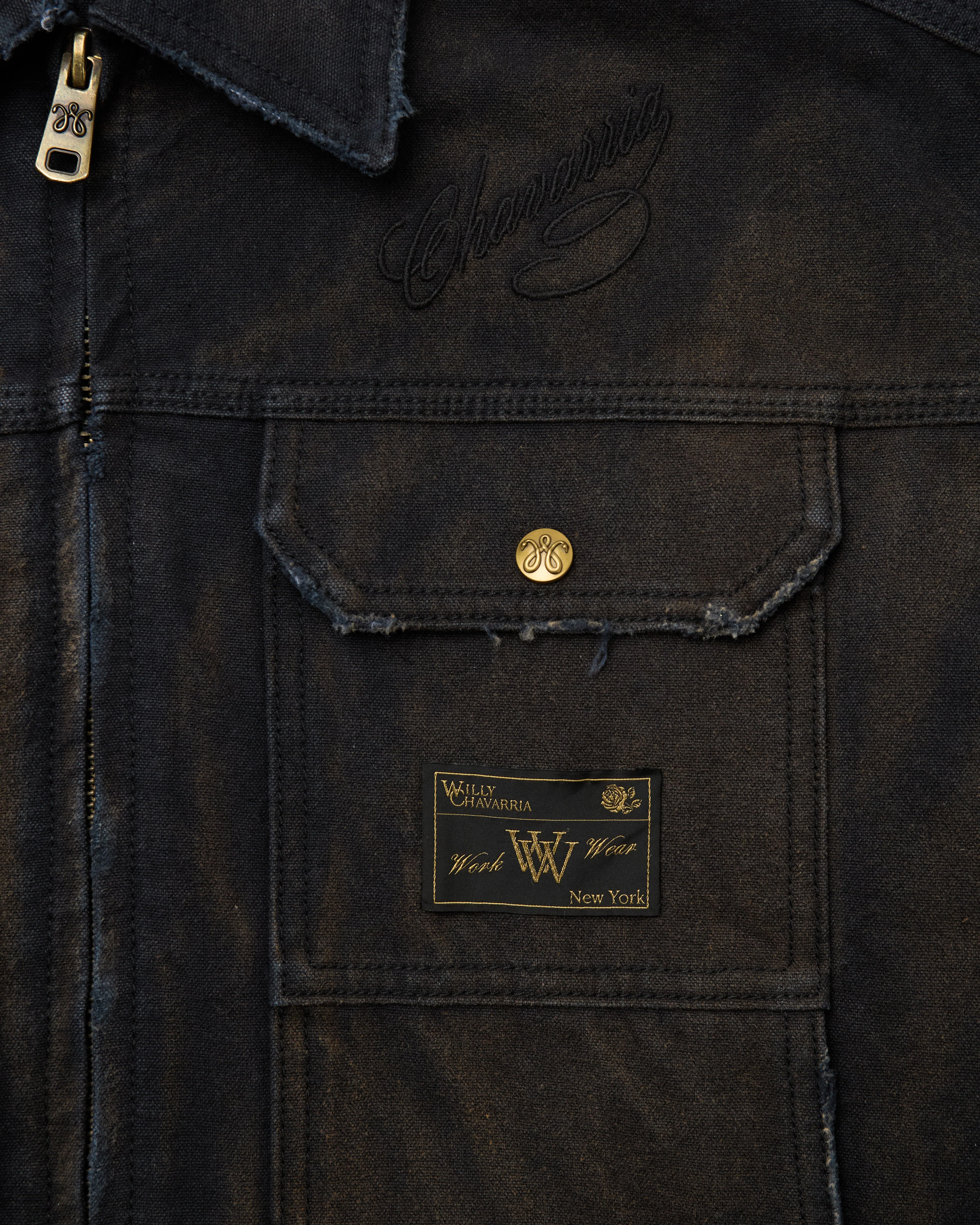 STOCKTON WORK JACKET - BLACK - Image 4