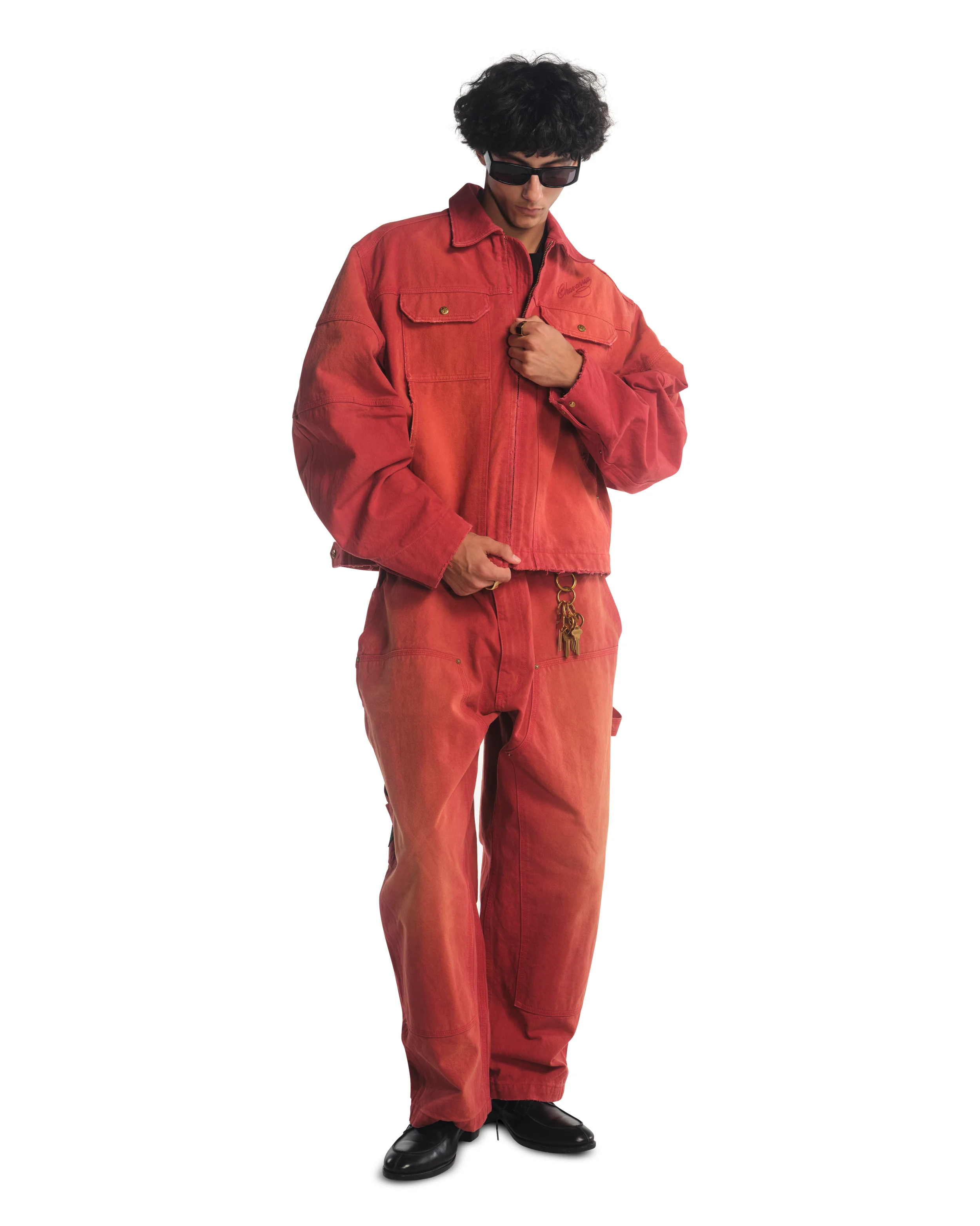 STOCKTON WORK JACKET - RED - Image 3