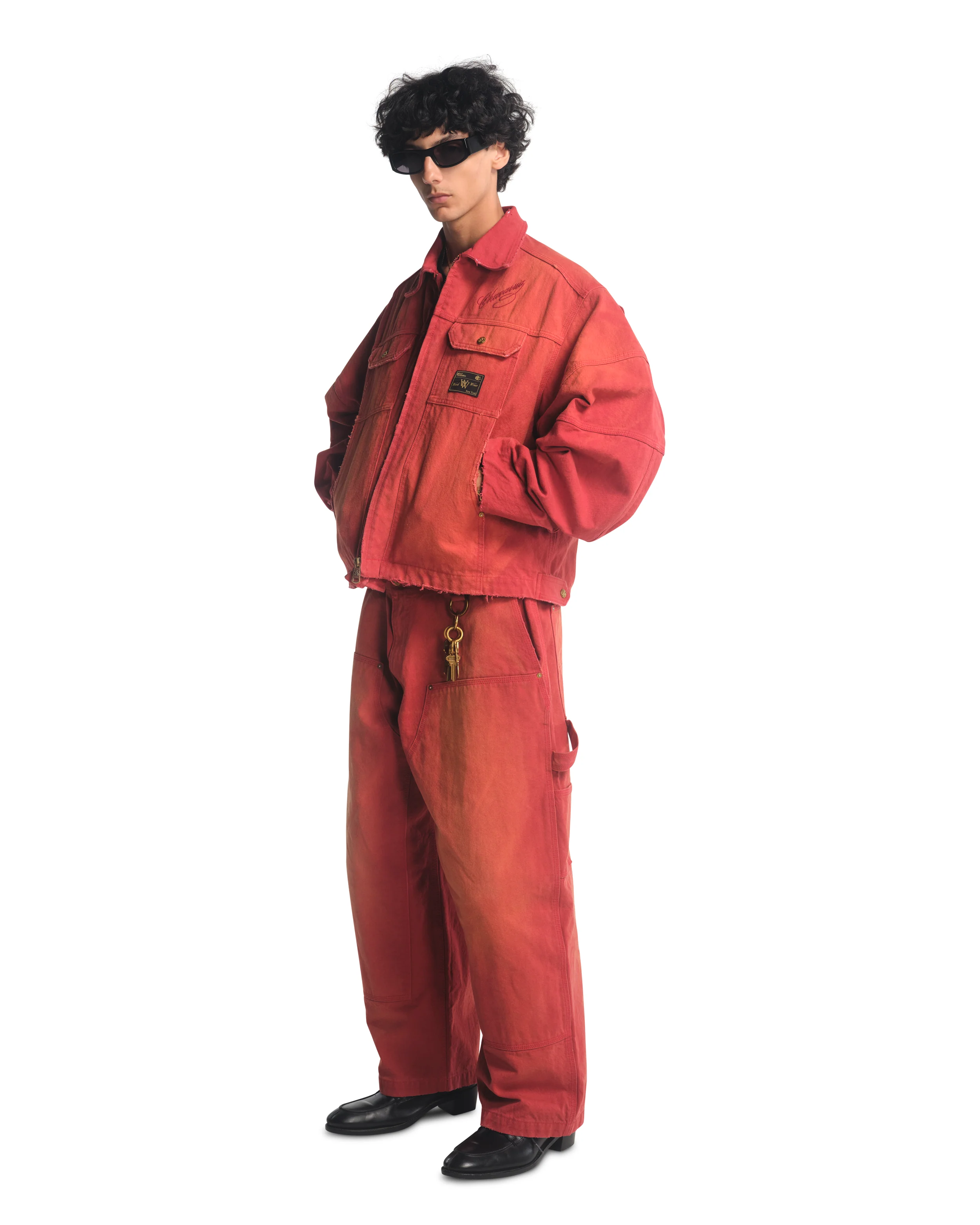 STOCKTON WORK JACKET - RED - Image 5