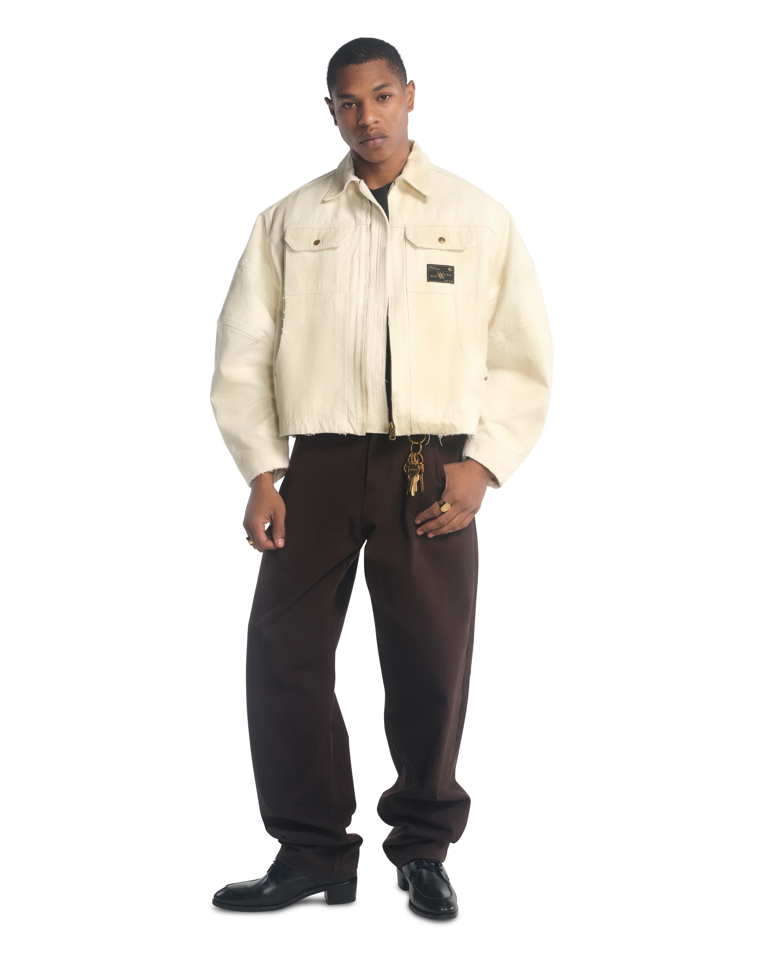 STOCKTON WORK JACKET - WHITE - Image 3