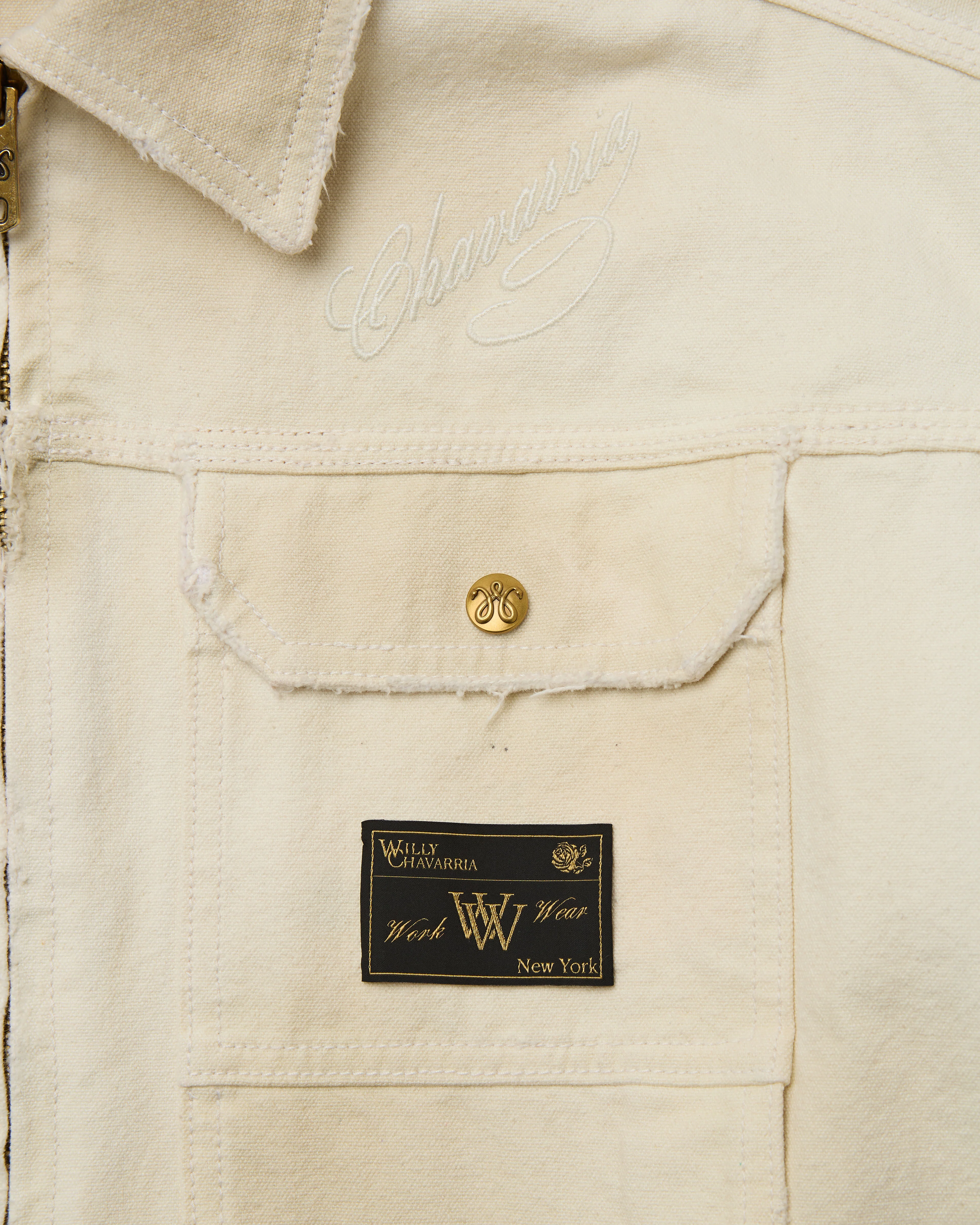 STOCKTON WORK JACKET - WHITE - Image 4