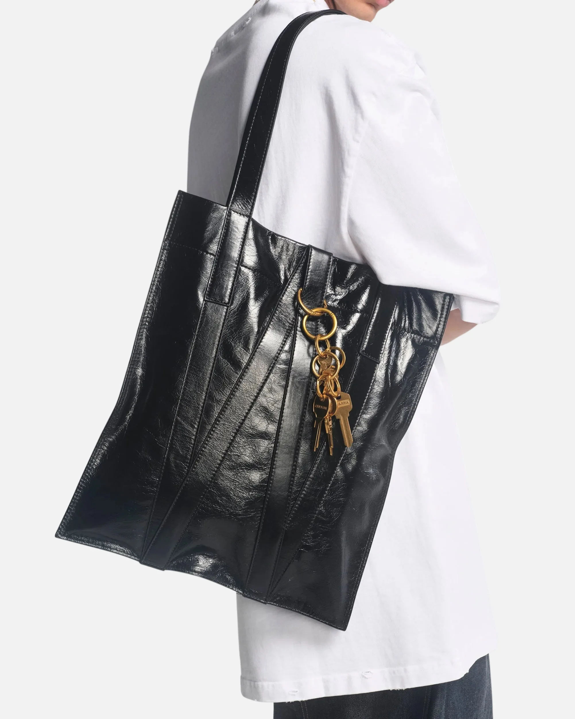 W TOTE BAG - BLACK - Image 6