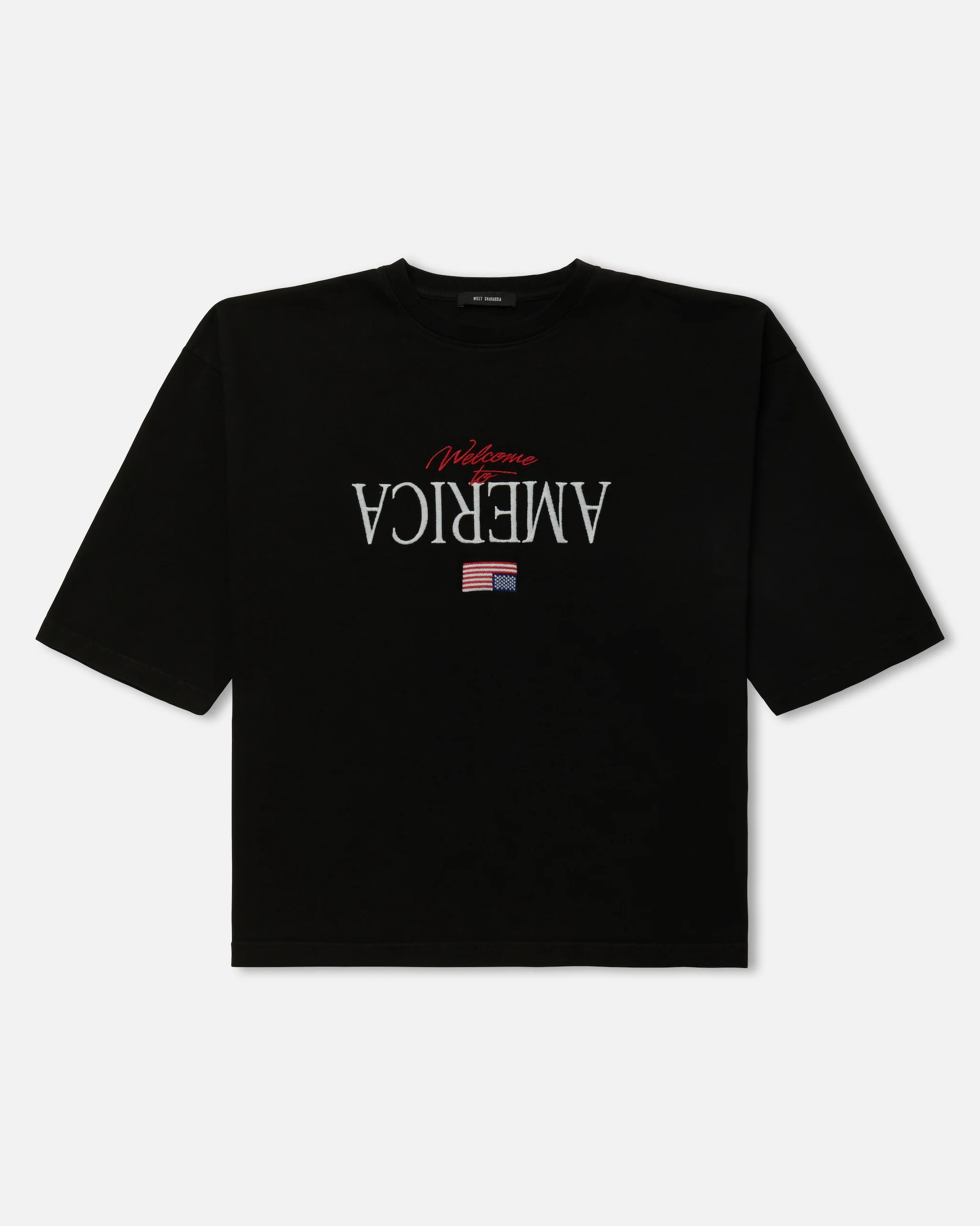 WELCOME TO AMERICA - BUFFALO TEE - BLACK BEAUTY