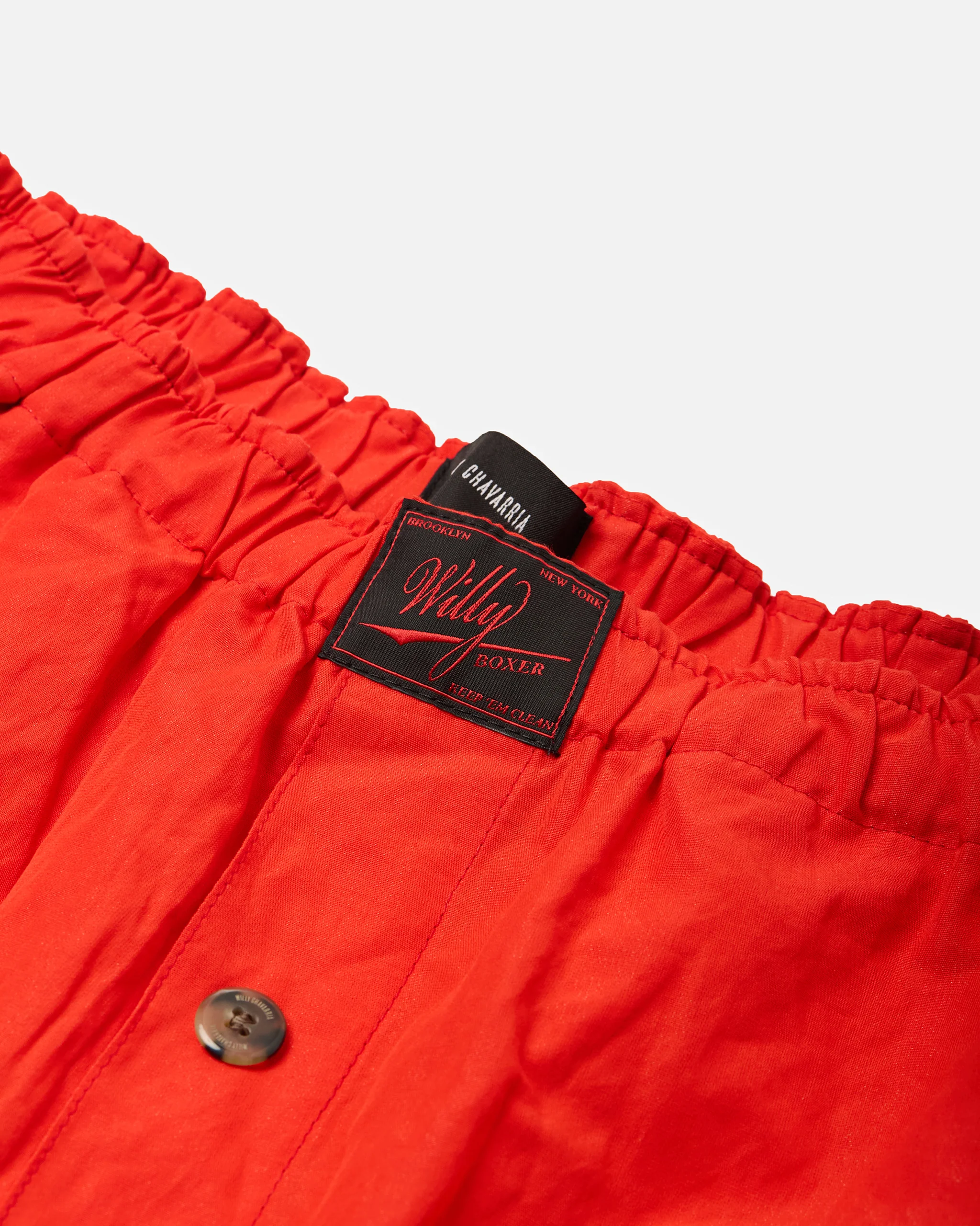 WILLY WOVEN BOXER - RED HOT - Image 3